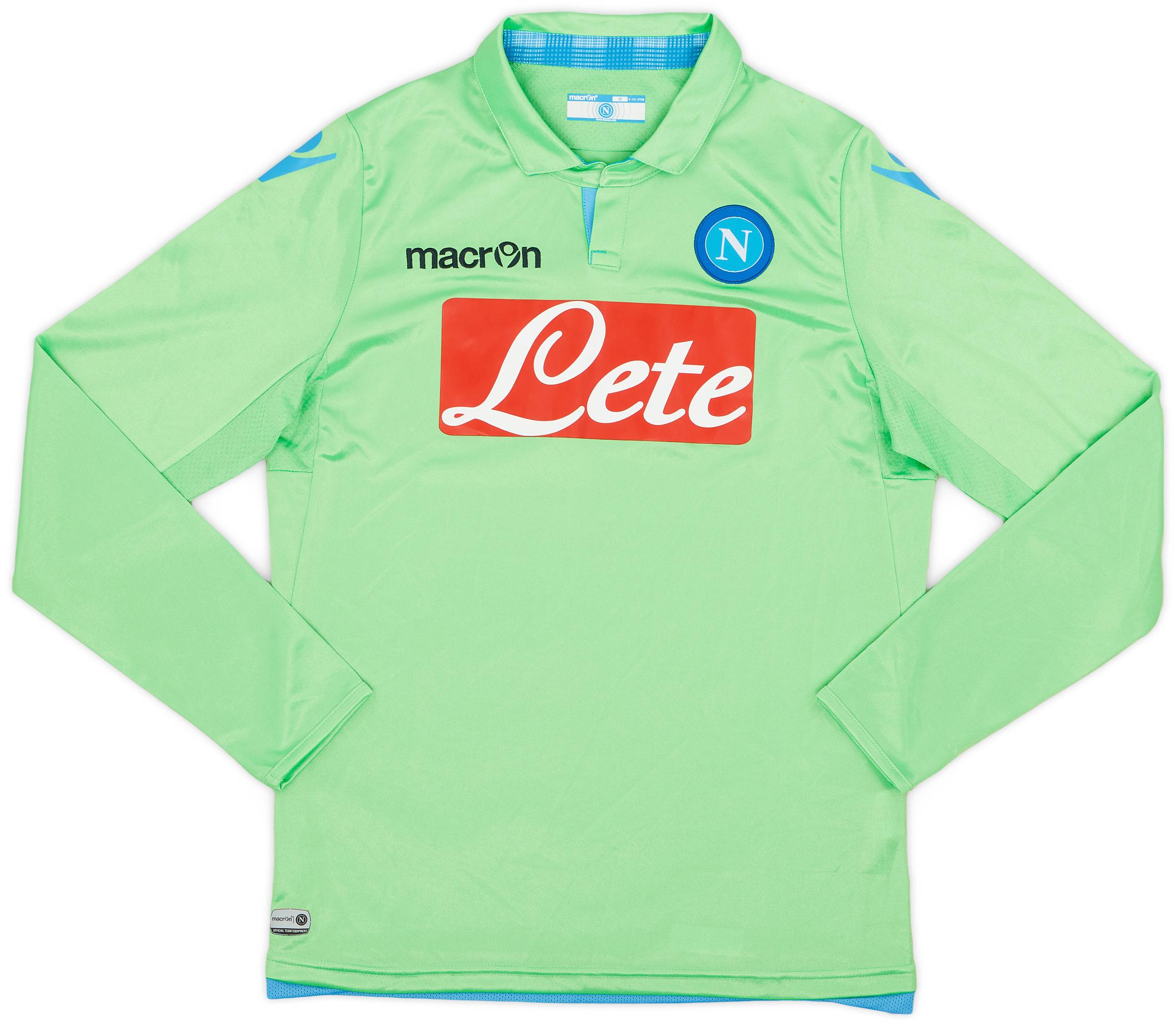 2015-16 Napoli GK Shirt - 9/10 - (M)