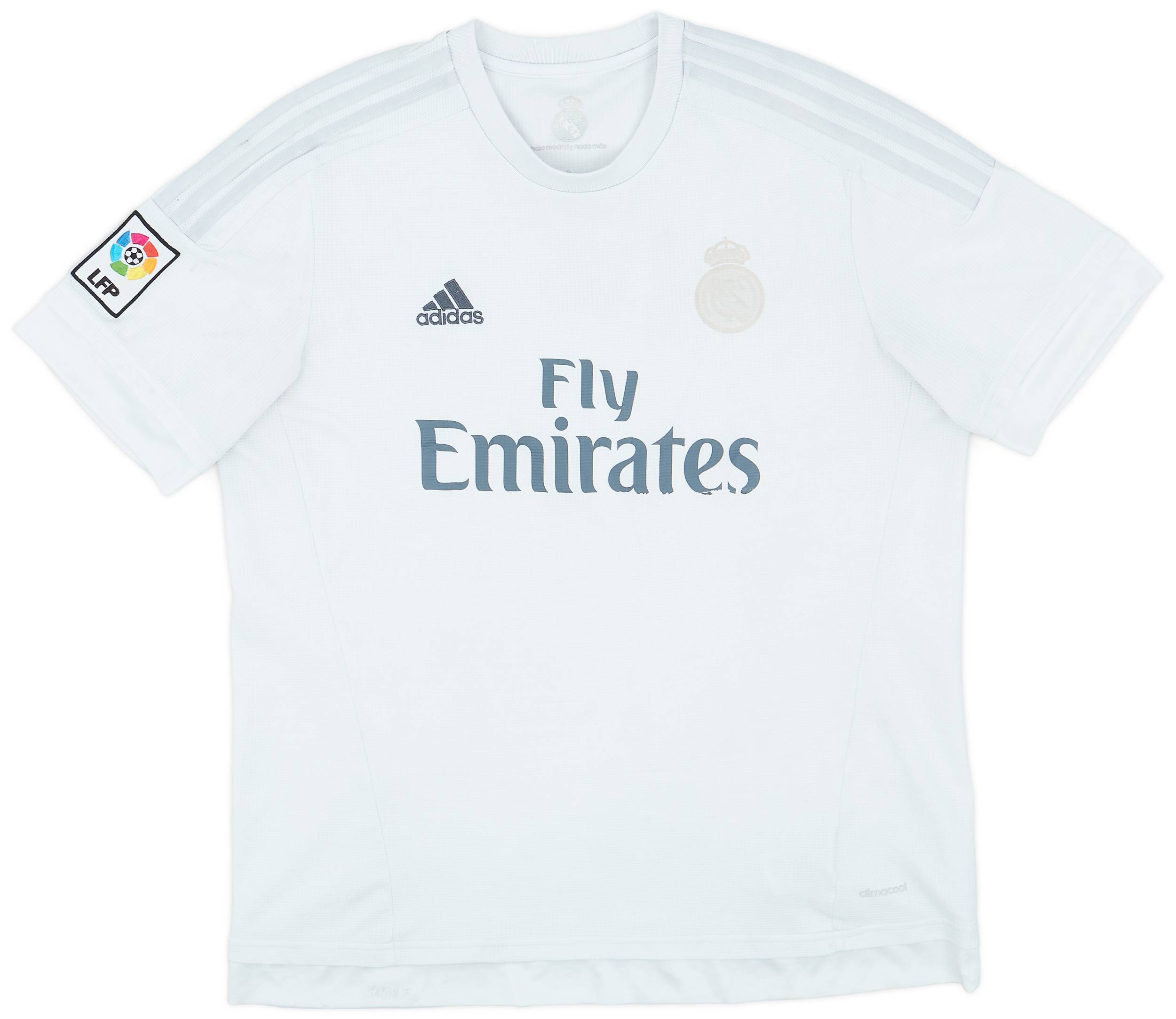 2015-16 Real Madrid Home Shirt - 4/10 - (XL)