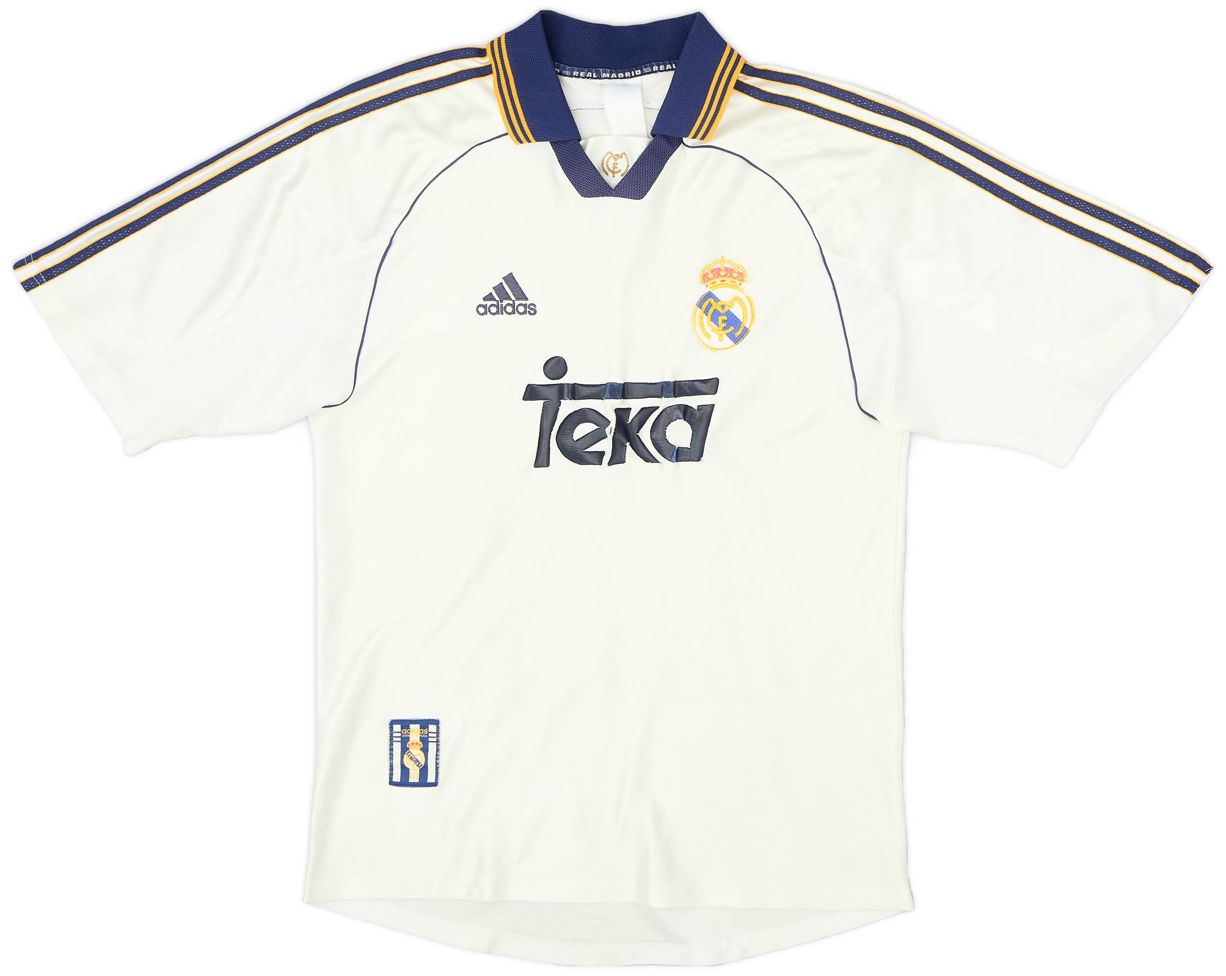 1998-00 Real Madrid Home Shirt J.M.Guti #14 - 4/10 - (M)