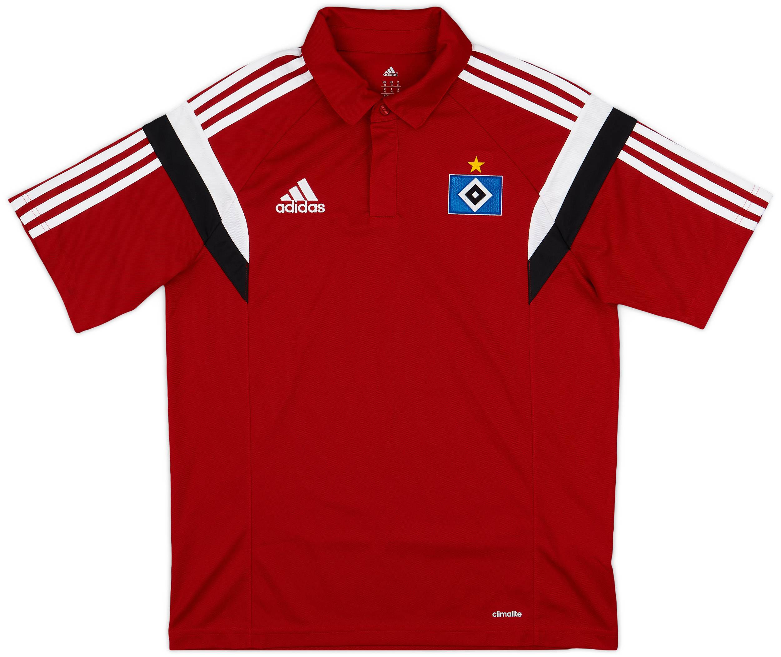 2014-15 Hamburg adidas Polo Shirt - 9/10 - (M)