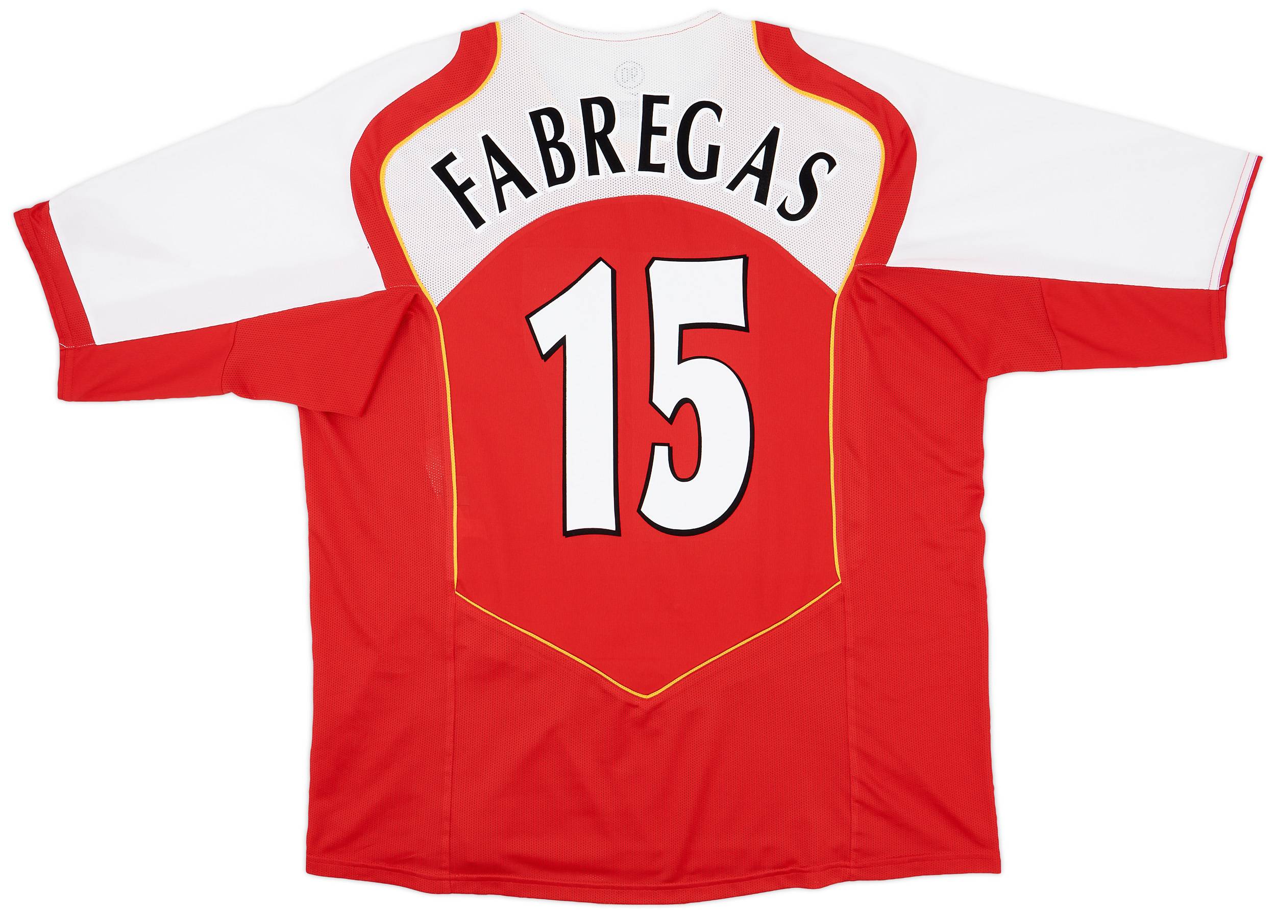 2004-05 Arsenal Home Shirt Fabregas #15 - 8/10 - (XXL)