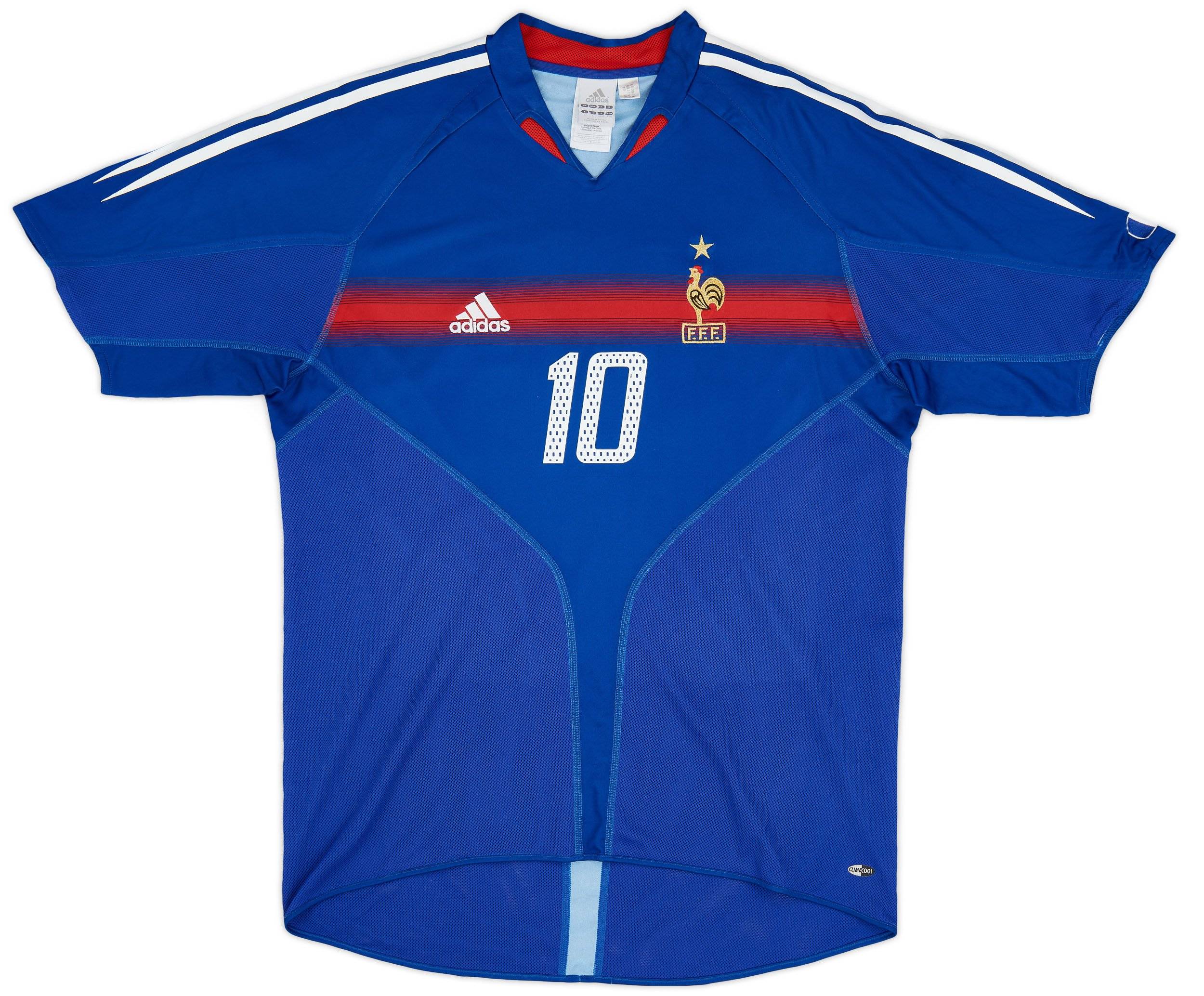 2004-06 France Home Shirt Zidane #10