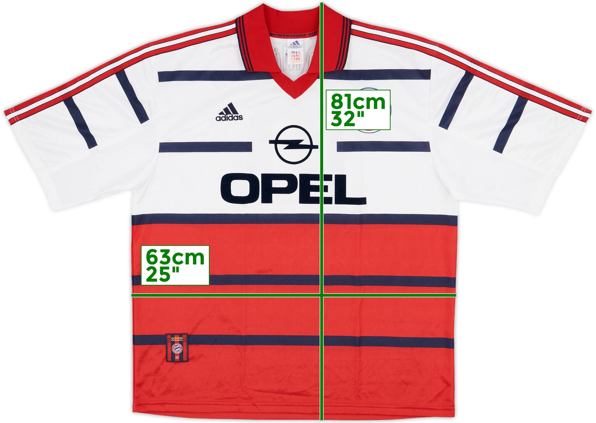 FC Bayern München   98-00 AWAY Matthäus 1998-00 Bayern Munich Player Issue Away Shirt Matthaus #10