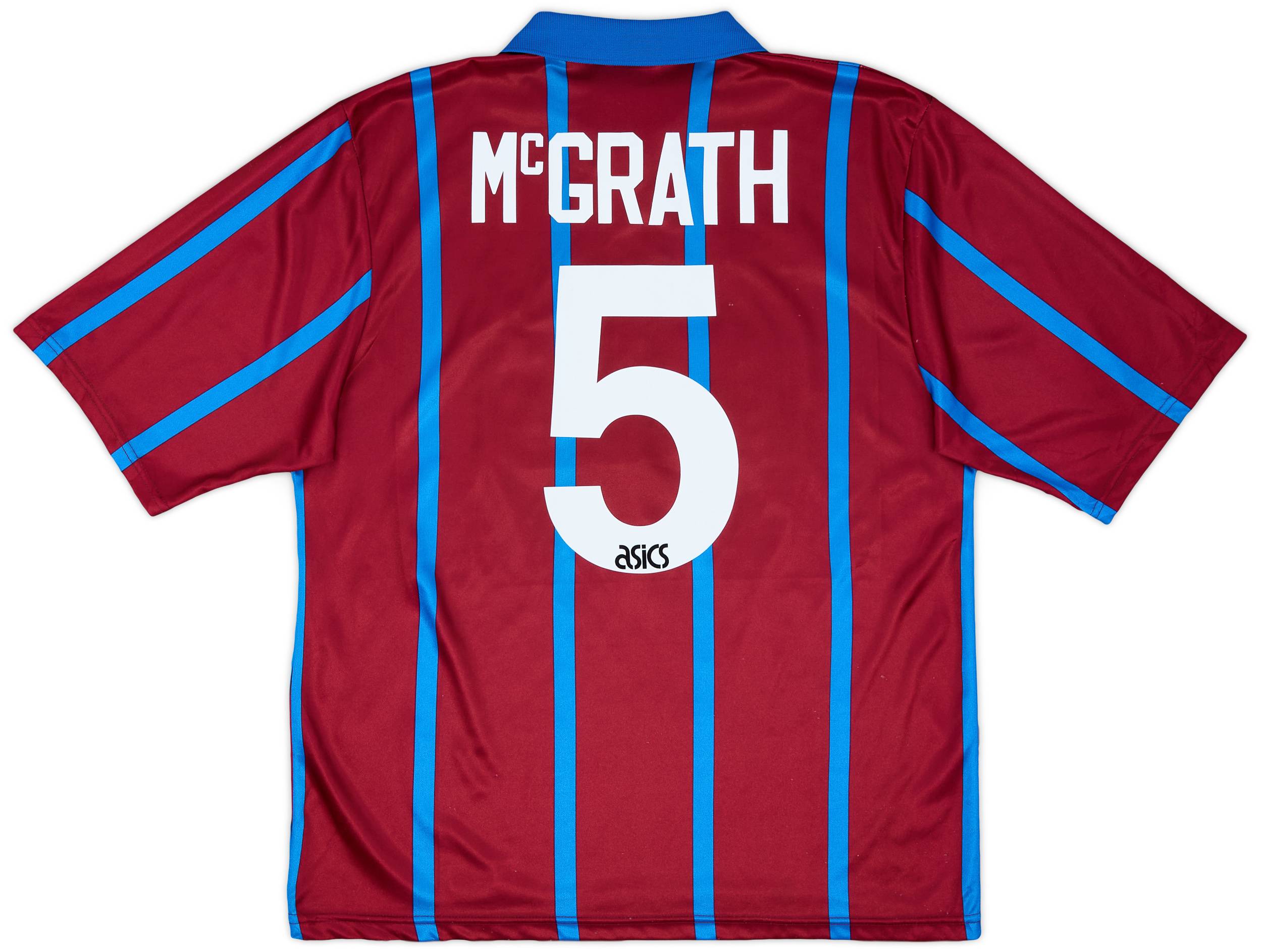 1993-95 Aston Villa Home Shirt McGrath #5 - 6/10 - (L)