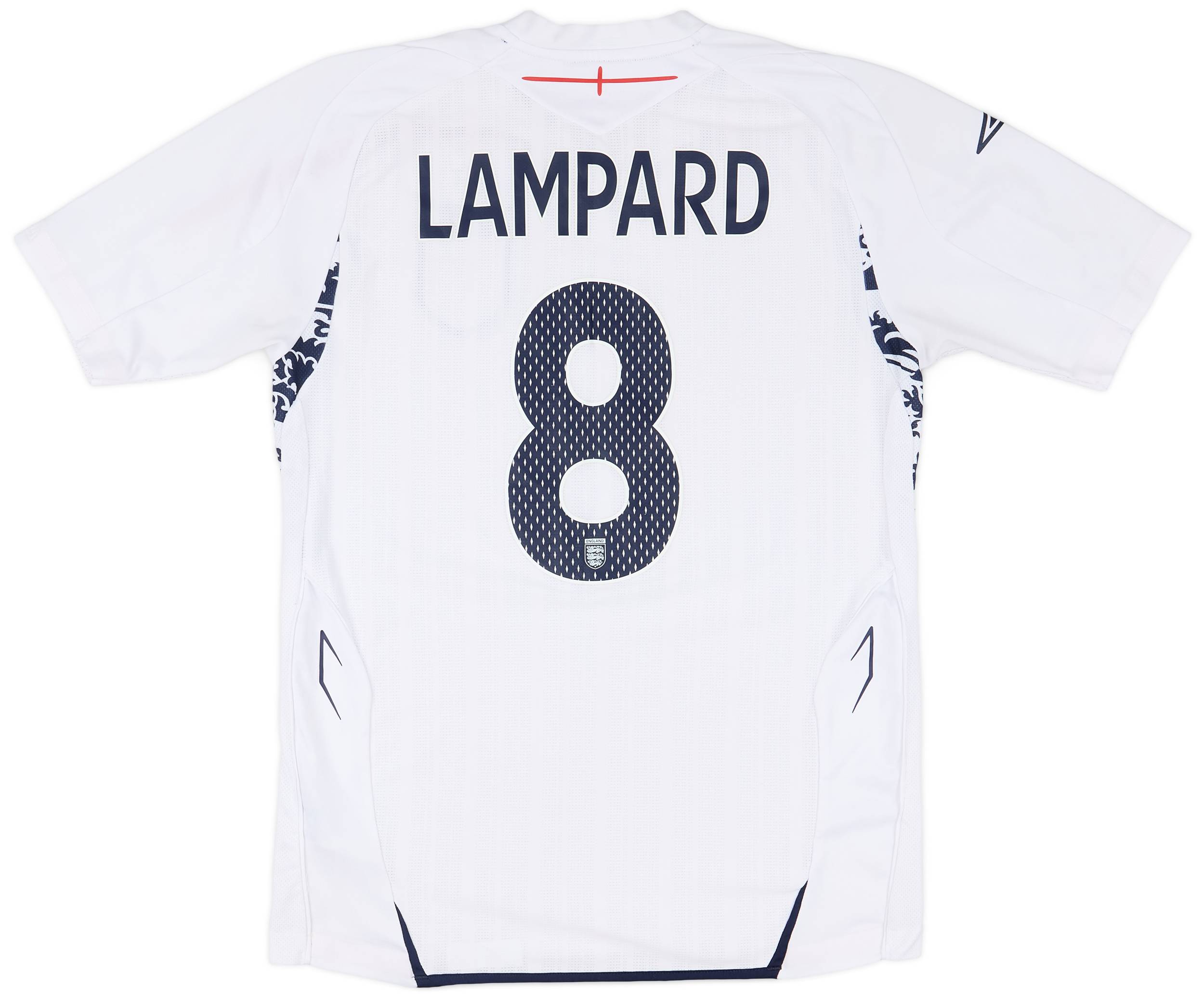 2007-09 England Home Shirt Lampard #8 - 9/10 - (S)