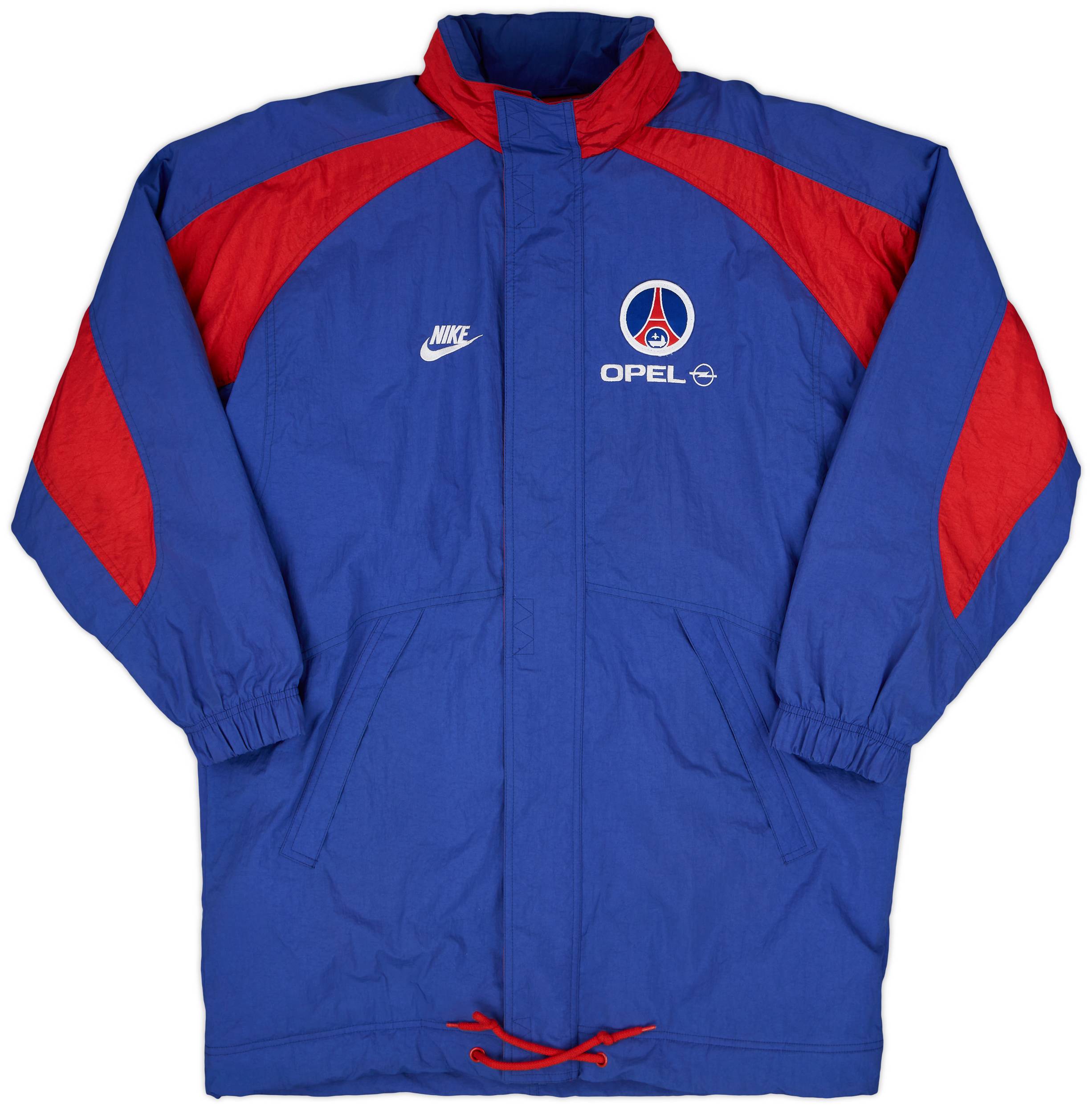 1995-96 Paris Saint-Germain Nike Padded Bench Coat - 8/10 - (L)