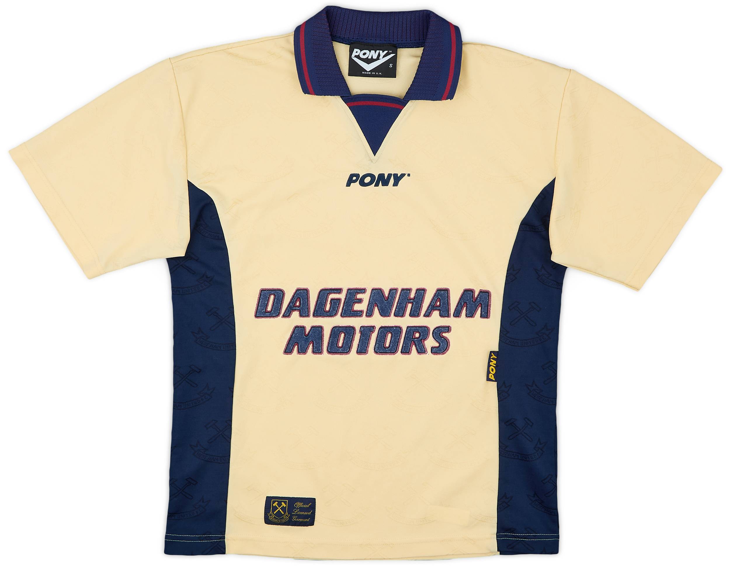 1996-97 West Ham Away Shirt - 4/10 - (S)