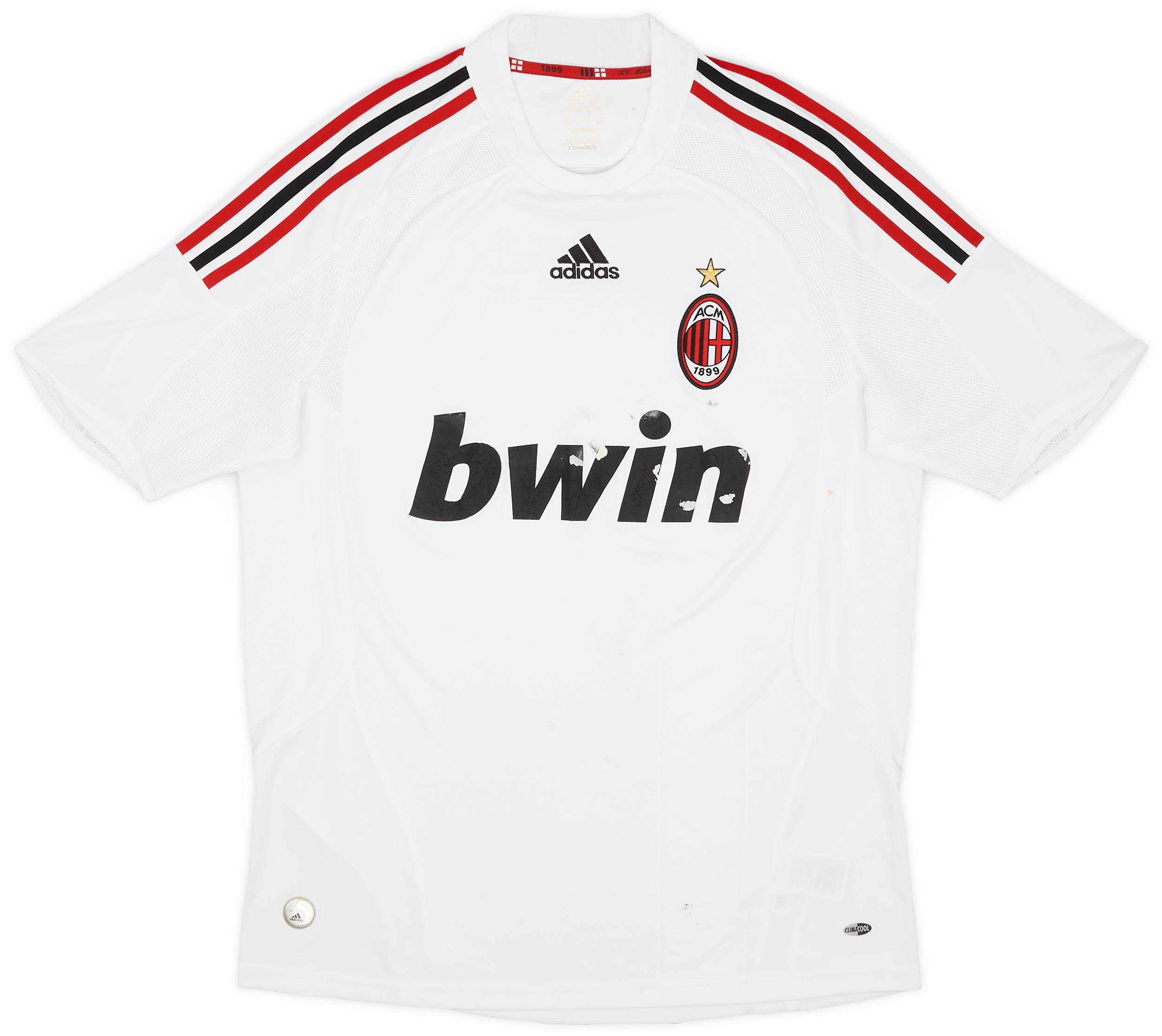 adidas AC MILAN tシャツ 2011-12 AC Milan adidas Cotton Tee - 8/10 - (M)