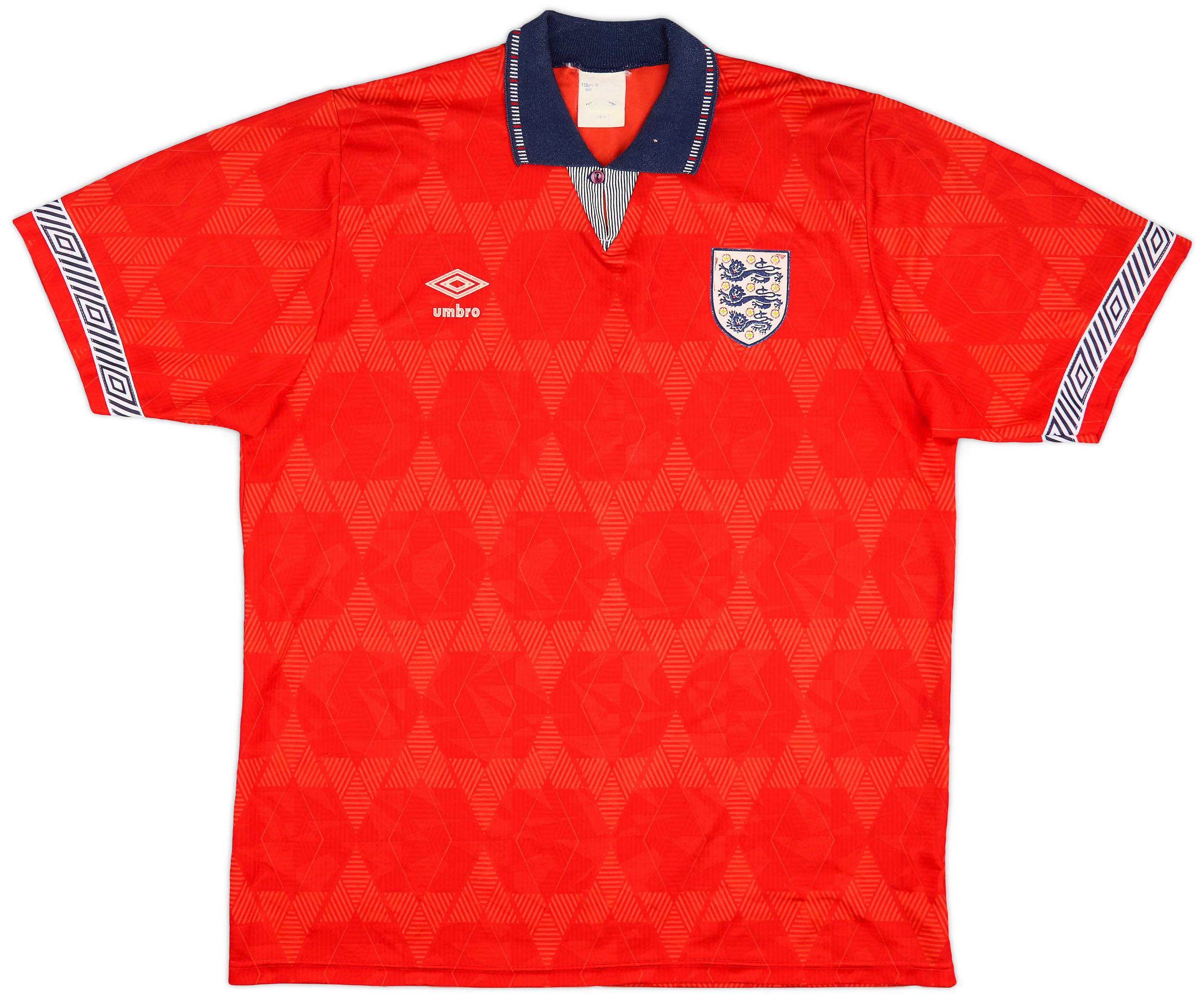 1990-93 England Away Shirt - 6/10 - (XL)