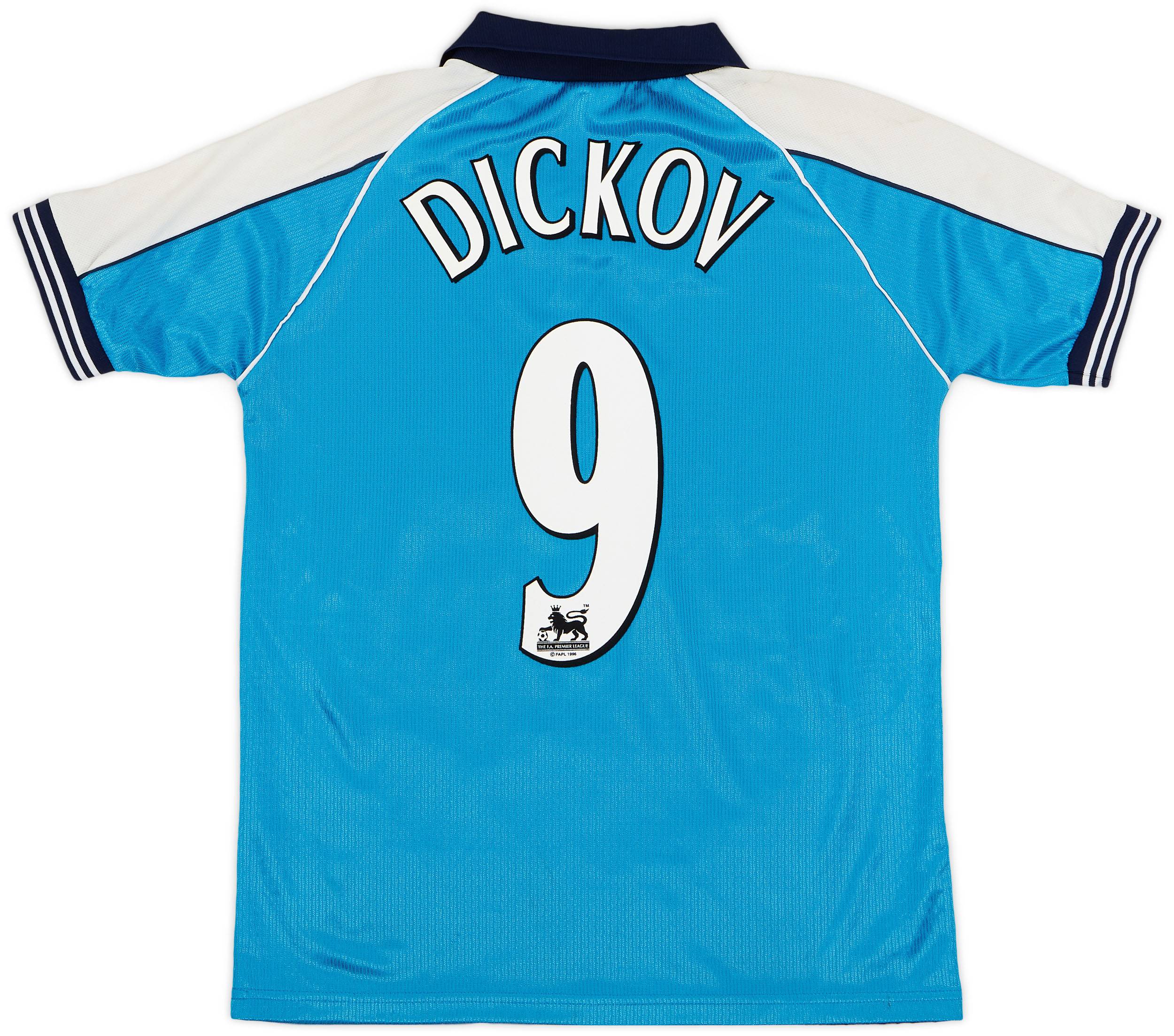 1999-01 Manchester City Home Shirt Dickov #9 - 7/10 - (S)