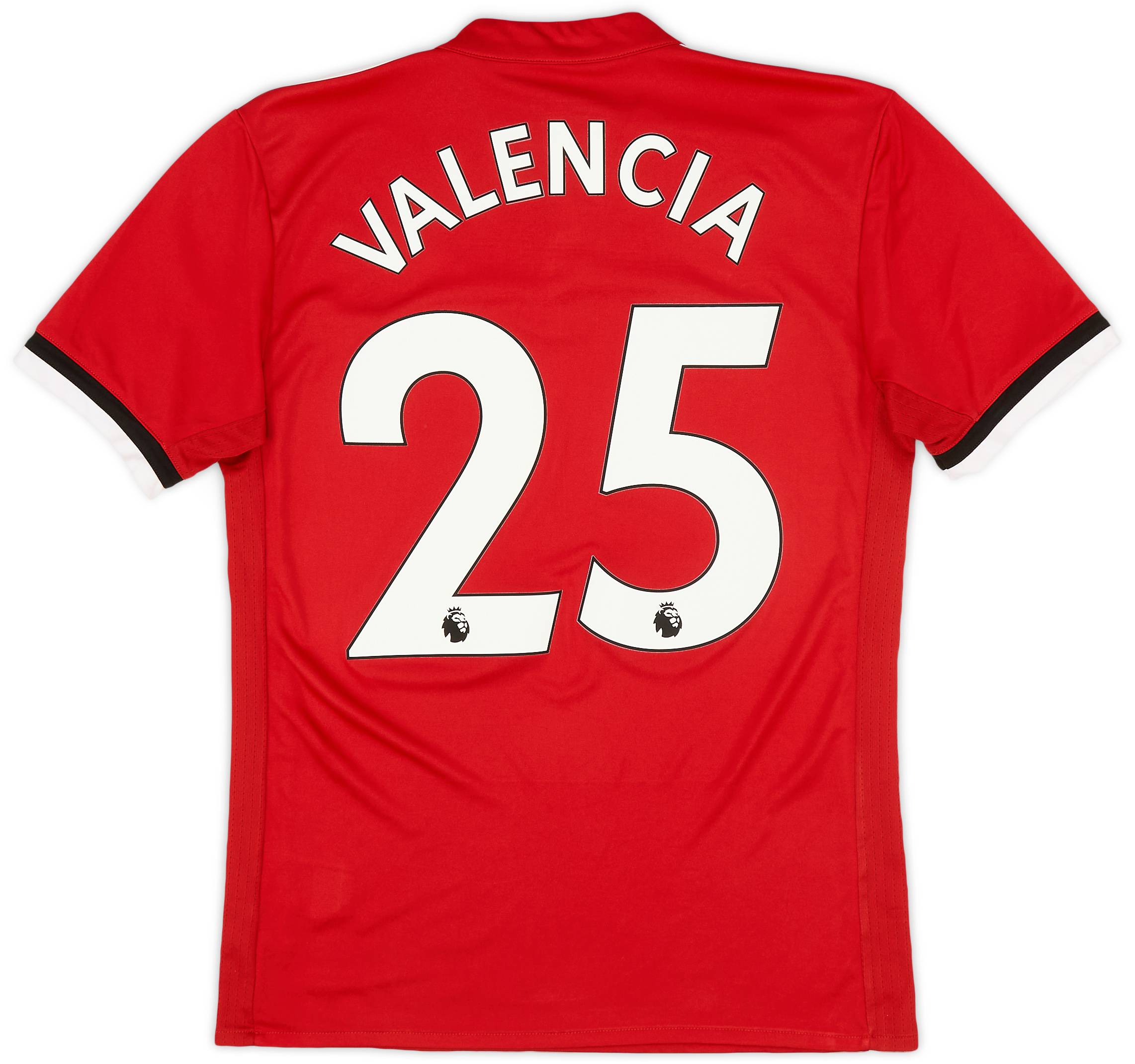 2017-18 Manchester United Home Shirt Valencia #25 - 9/10 - (S)