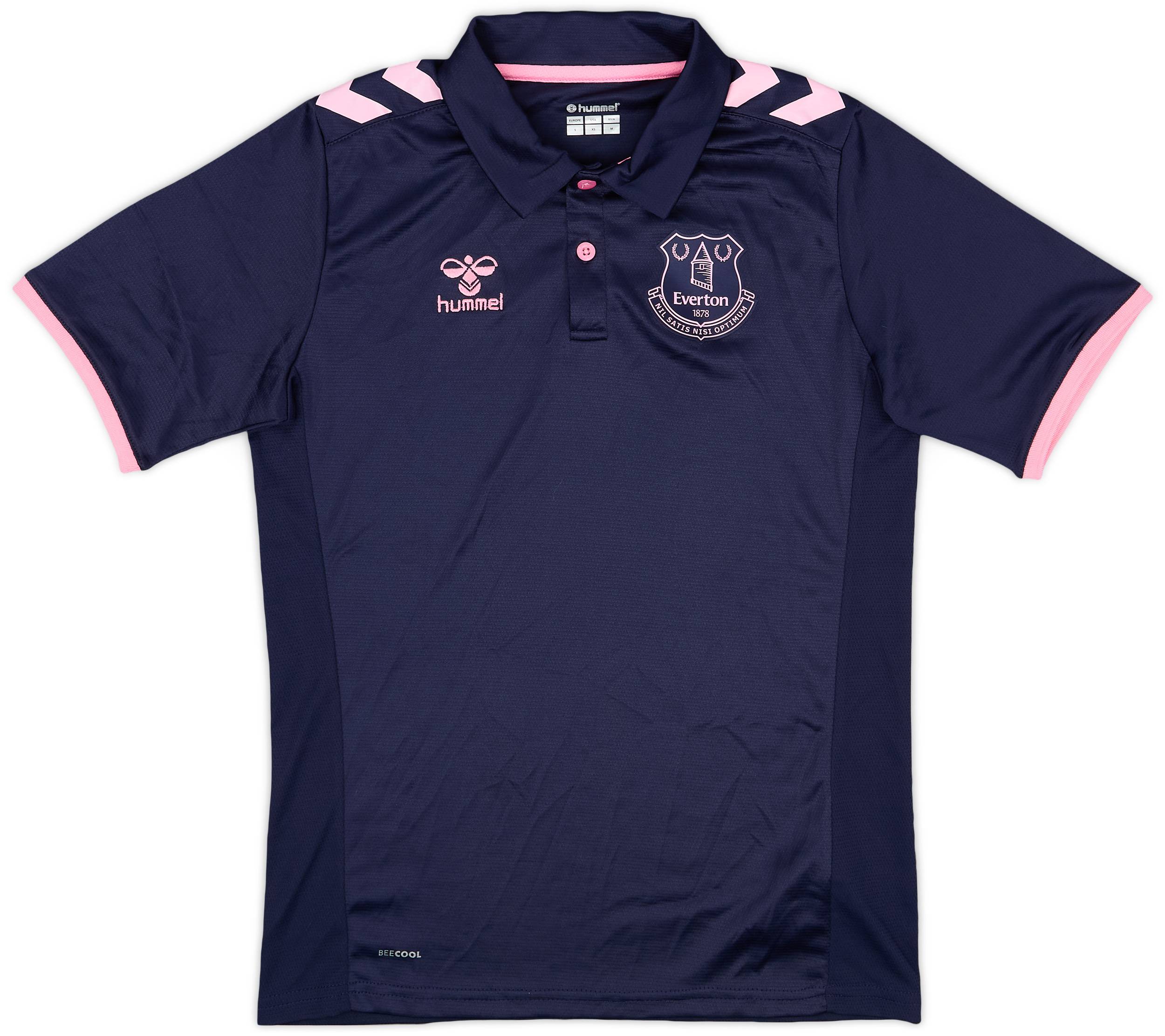 2021-22 Everton Hummel Polo Shirt - 9/10 - (S)