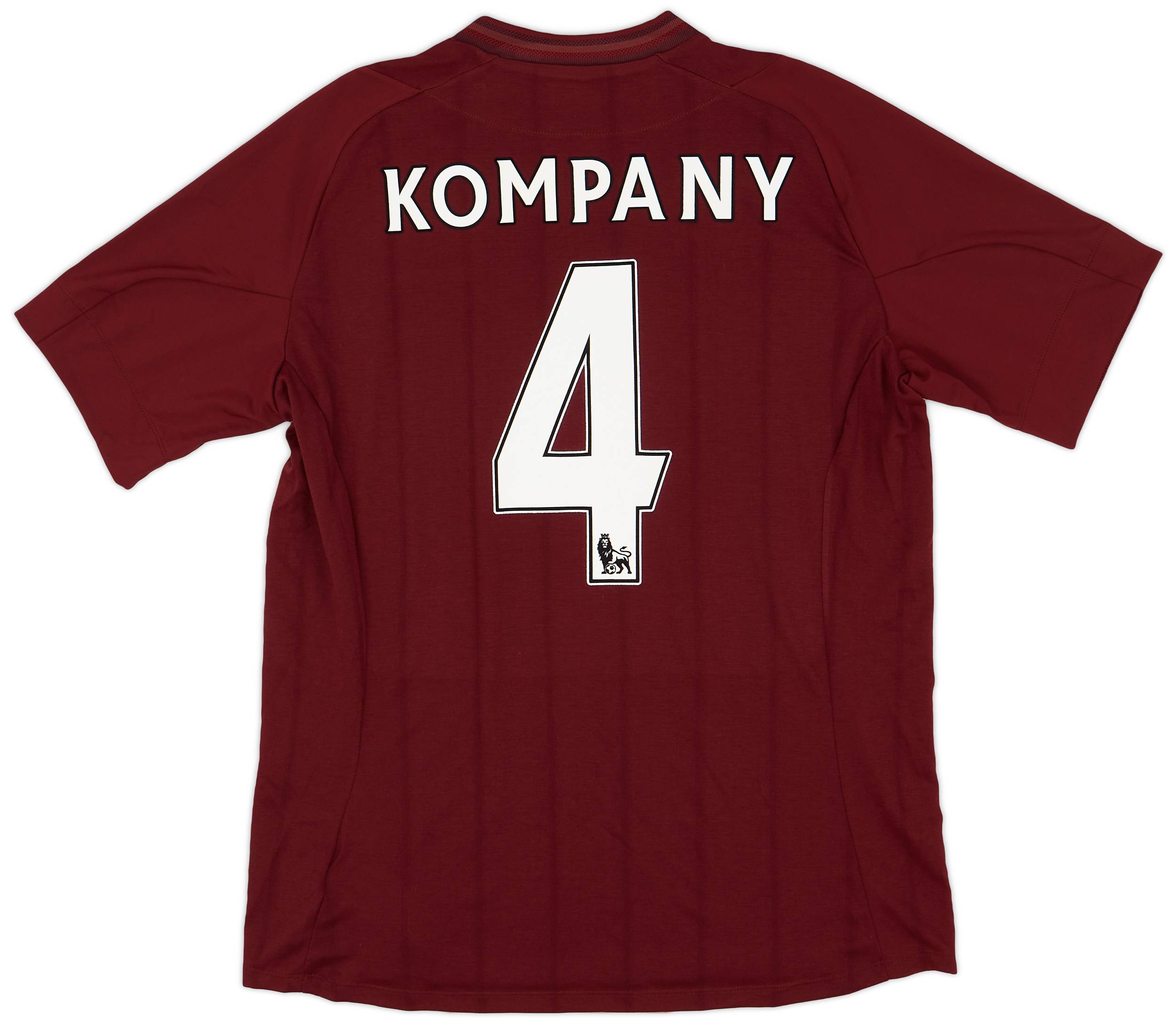 2012-13 Manchester City Away Shirt Kompany #4 (L)