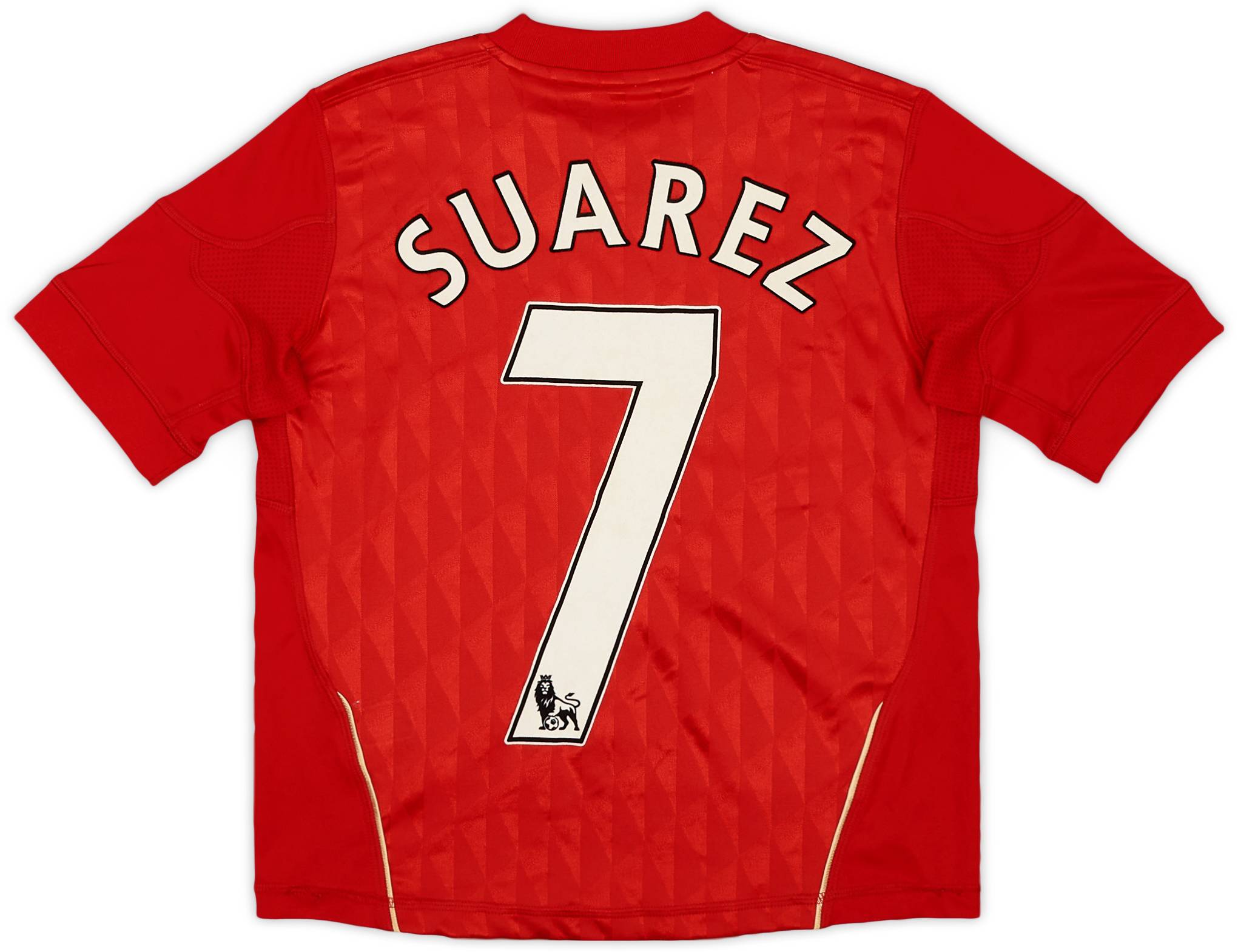 2010-12 Liverpool Home Shirt Suarez #7 - 5/10 - (S.Boys)