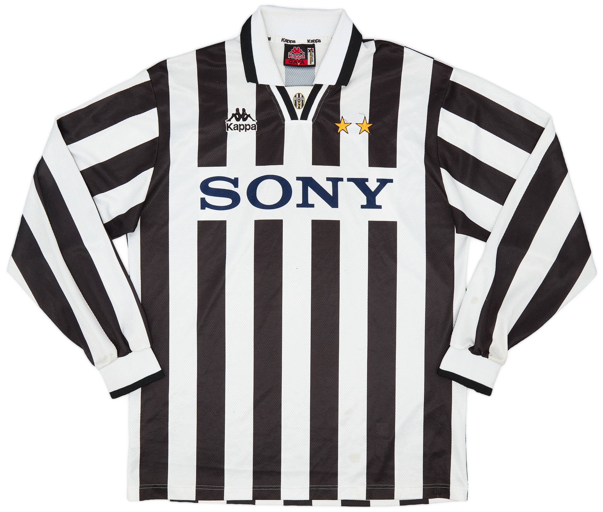 1995-97 Juventus Home L/S Shirt - 6/10 - (XL)