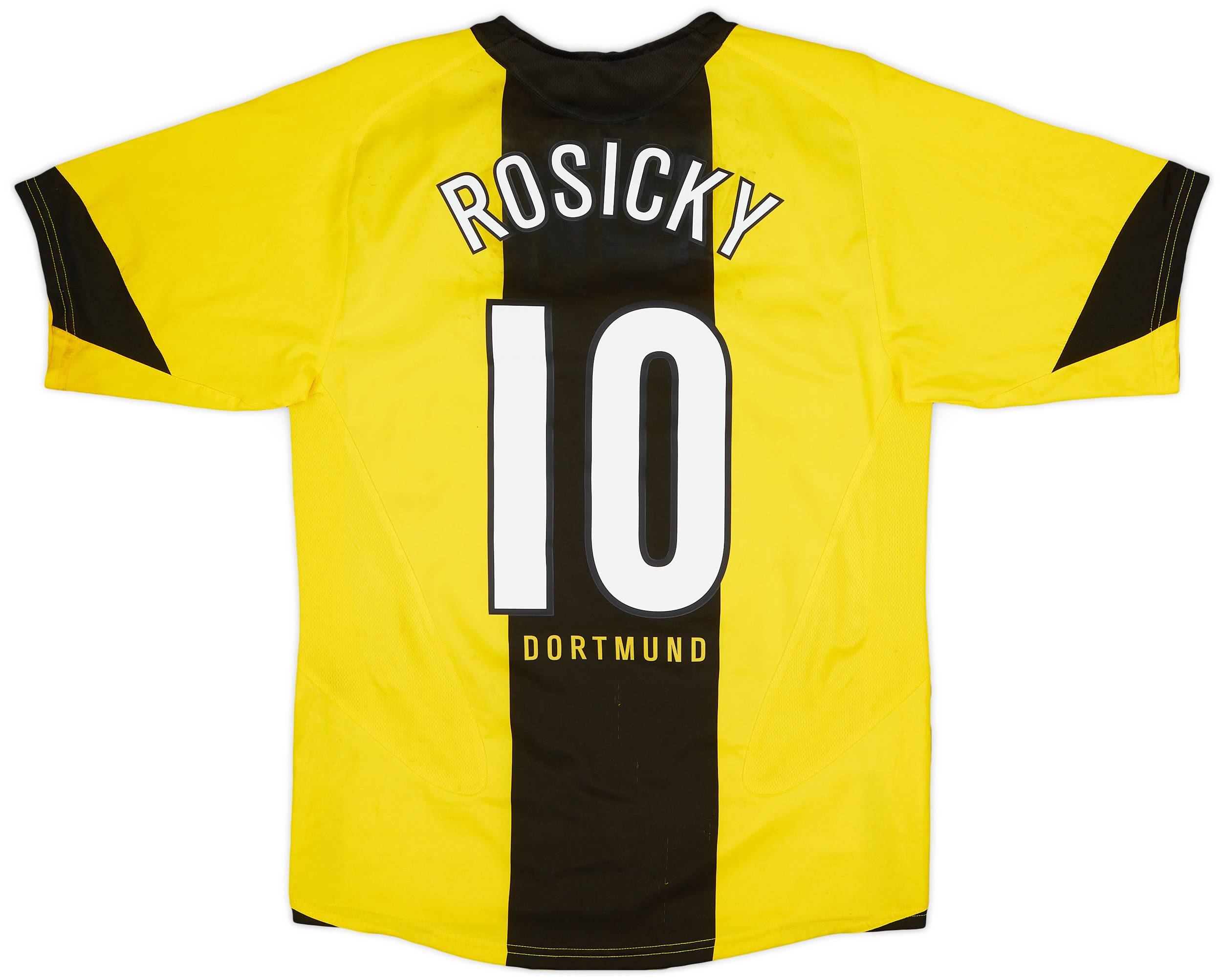 2005-06 Borussia Dortmund Home Shirt Rosicky #10 - 5/10 - (S)