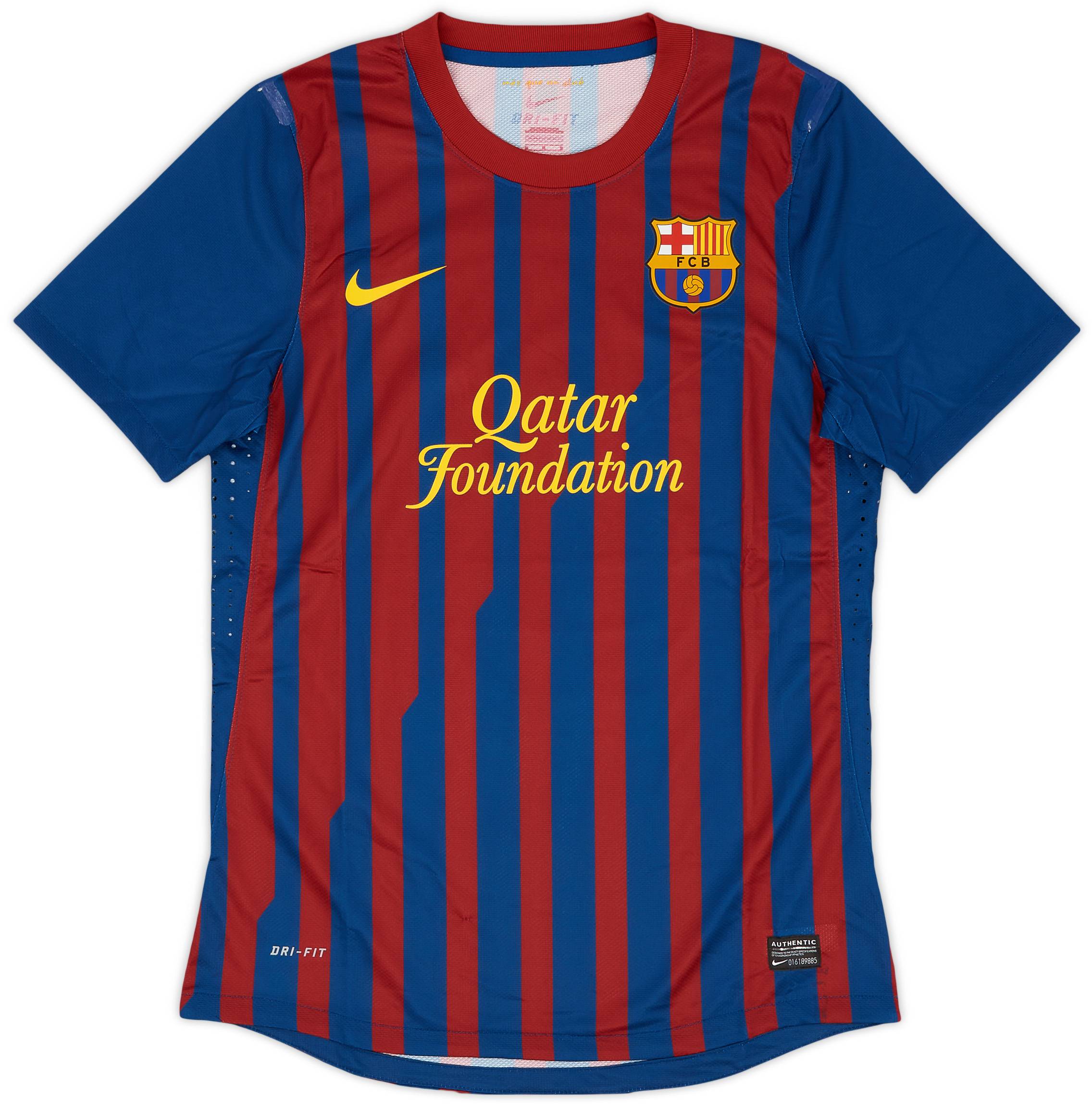 2011-12 Barcelona Player Issue Home Shirt Messi #10 (M)