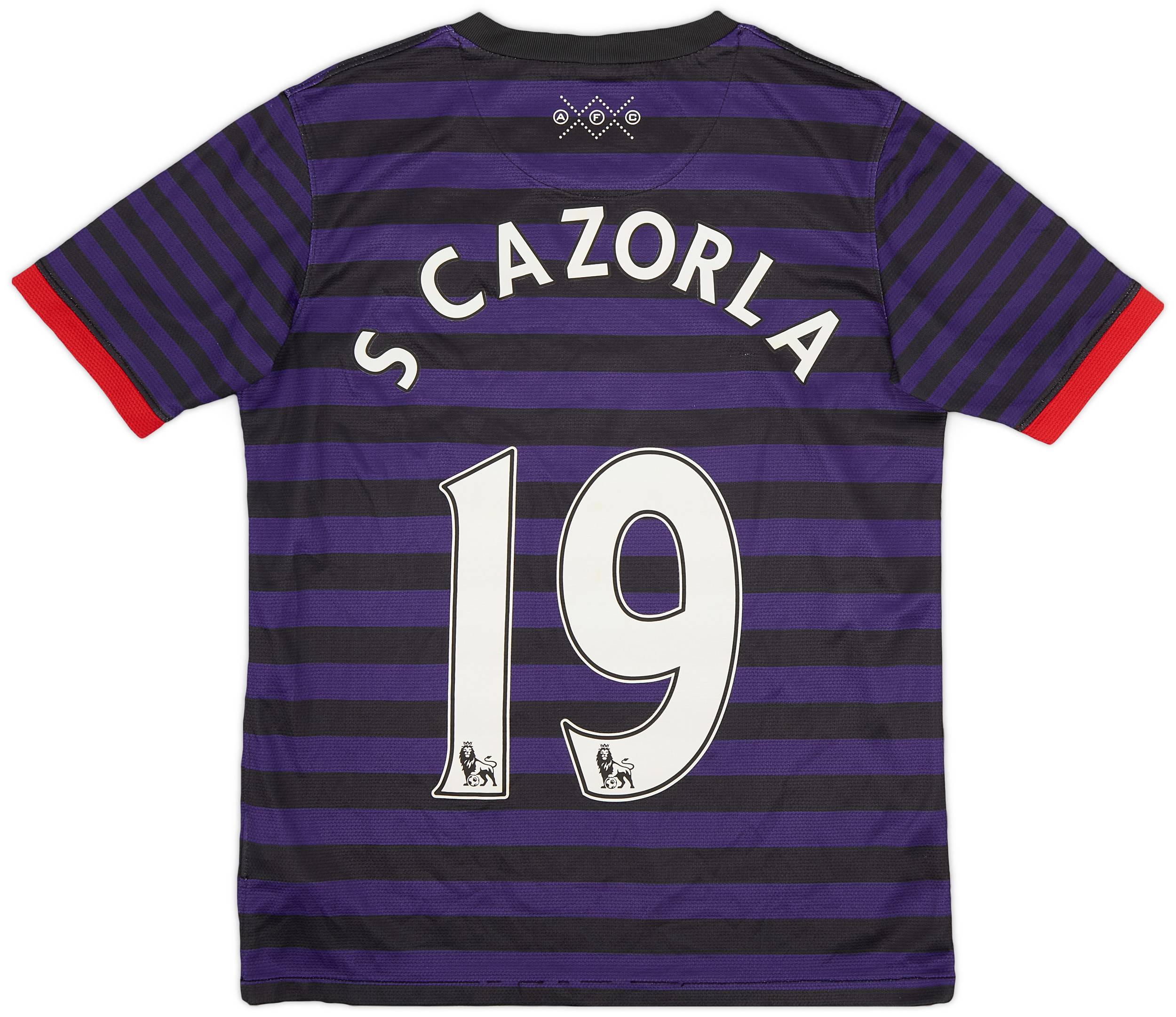 2012-13 Arsenal Away Shirt Cazorla #19 9/10