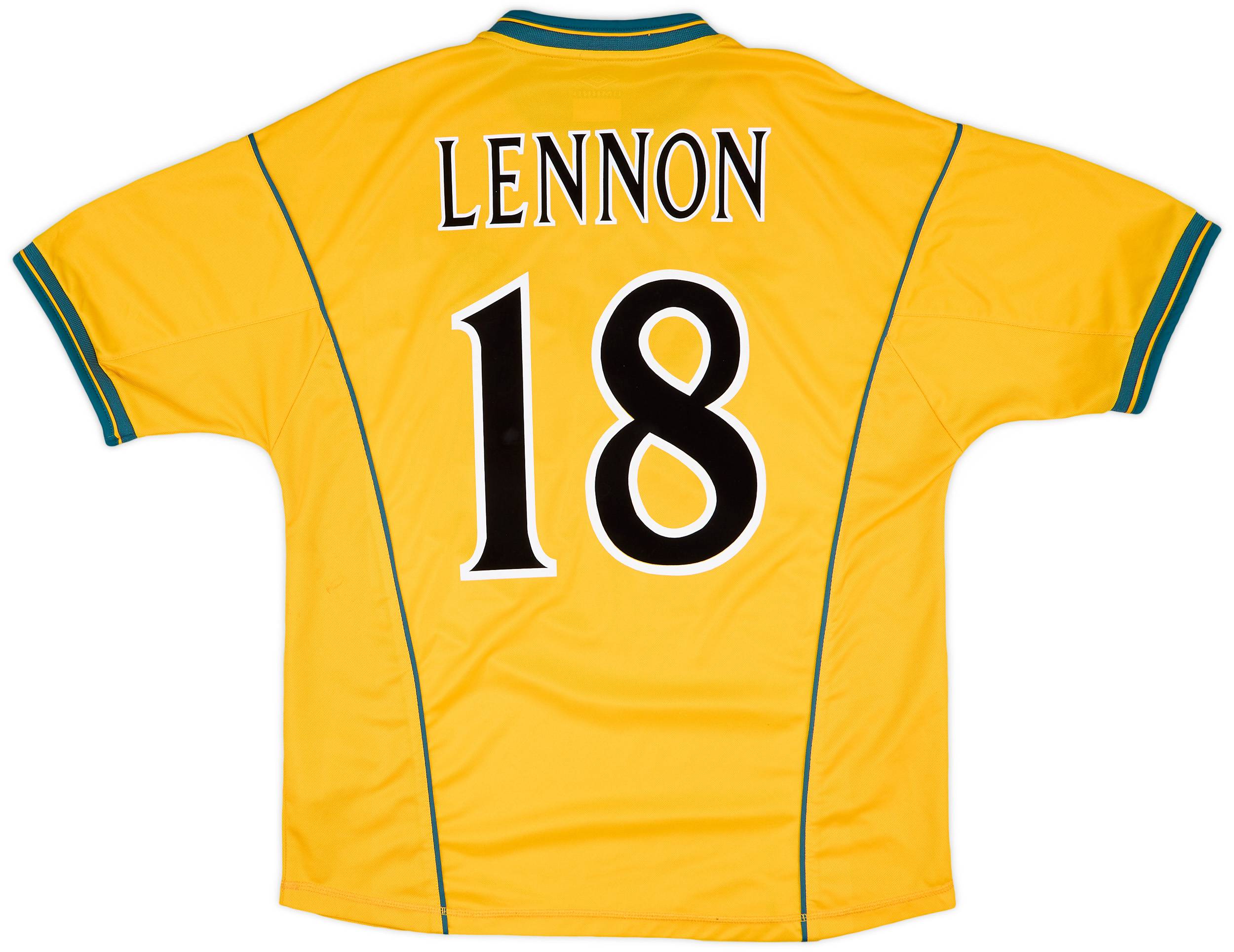 2000-02 Celtic Away Shirt Lennon #18 - 9/10 - (L)