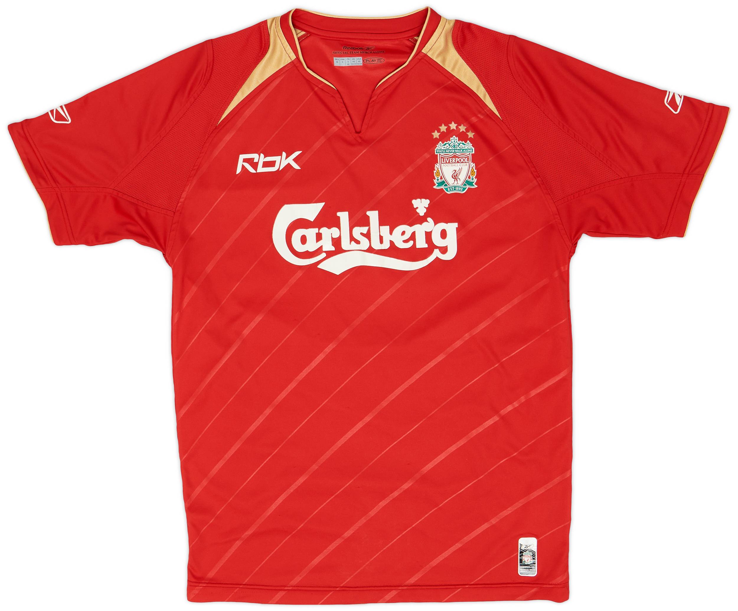 2005-06 Liverpool CL Home Shirt - 7/10 - (XS)