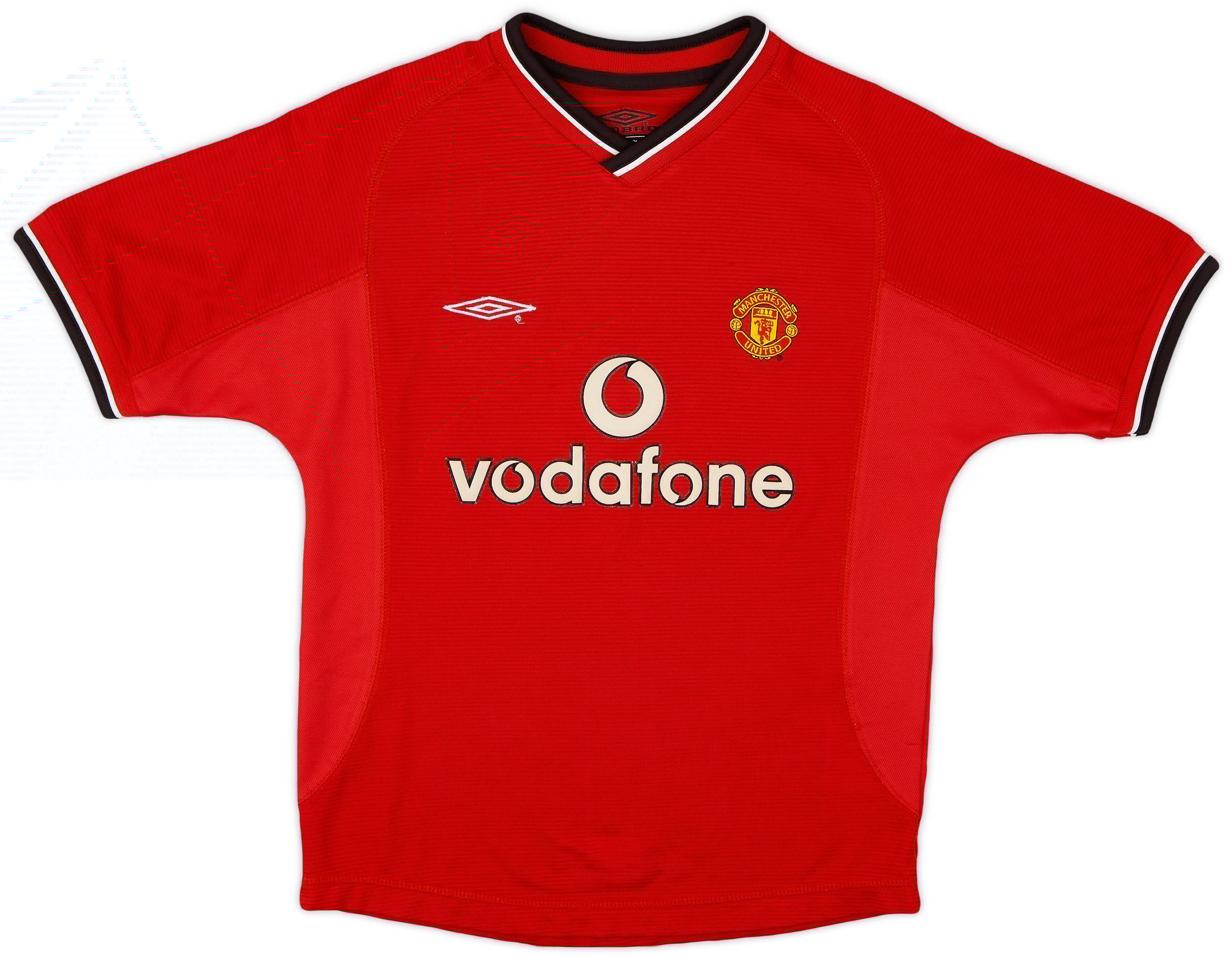 2000-02 Manchester United Home Shirt - 8/10 - (S.Boys)