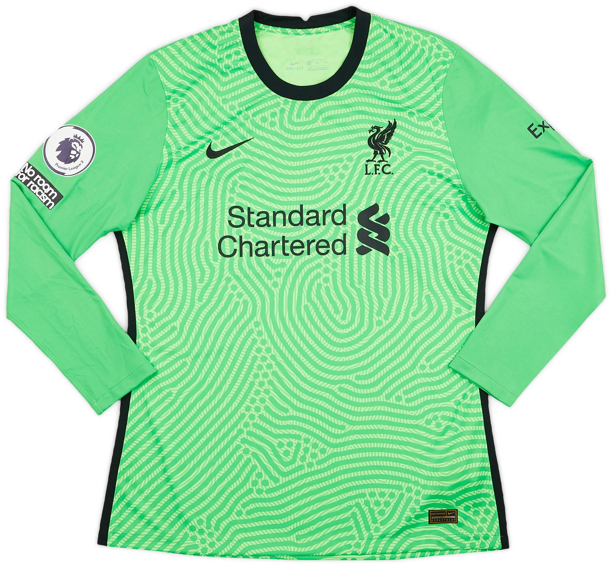 2020-21 Liverpool Youth Match Issue GK Shirt #1 - 10/10 - (XL)