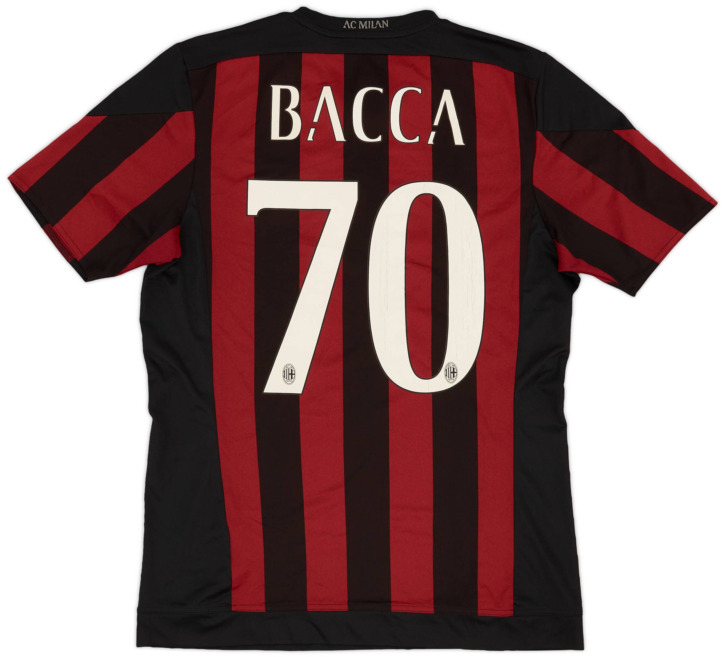 2015-16 AC Milan Home Shirt Bacca #70 - 6/10 - (M)