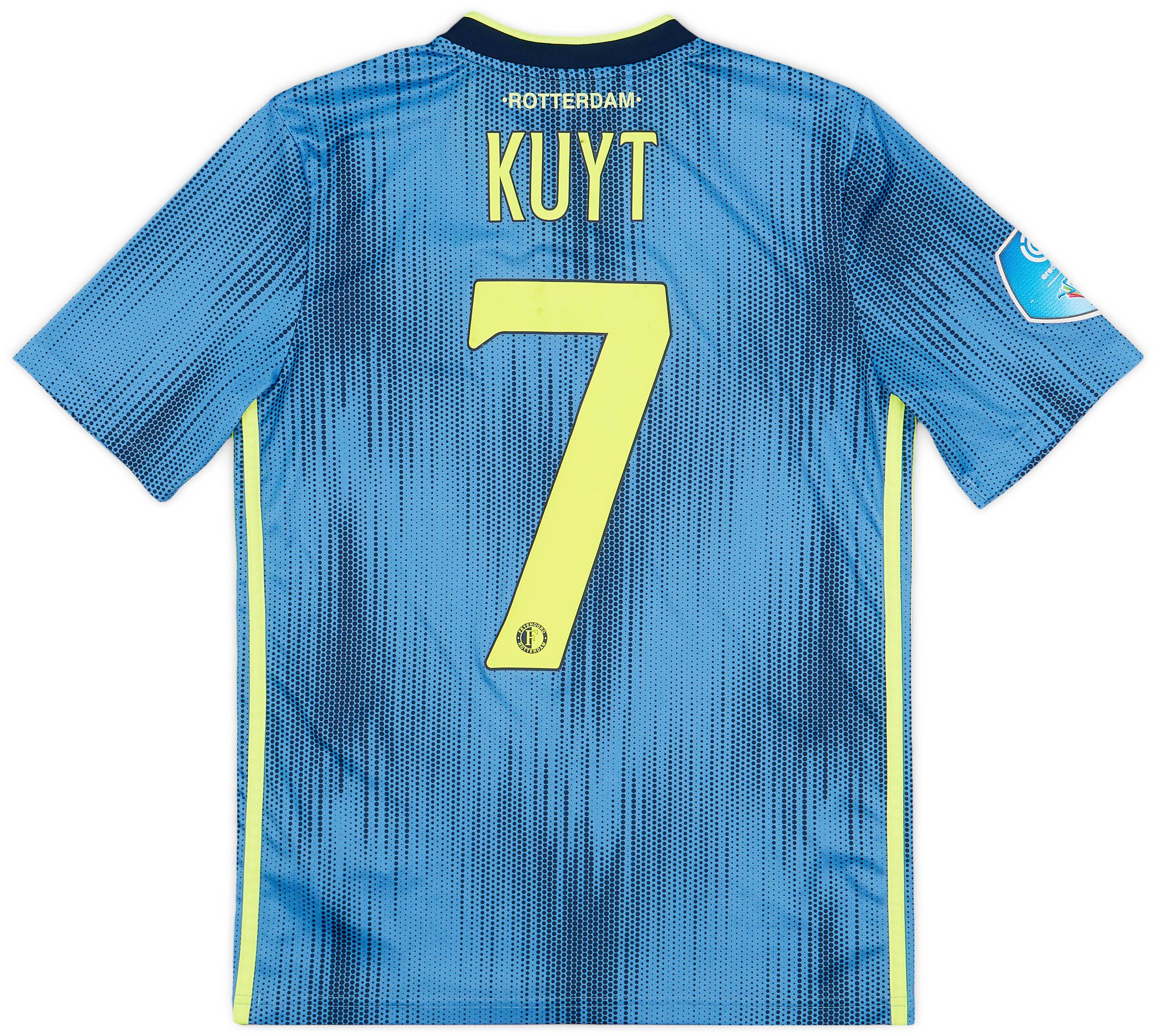 2019-20 Feyenoord Away Shirt Kuyt #7 - 7/10 - (L.Boys)