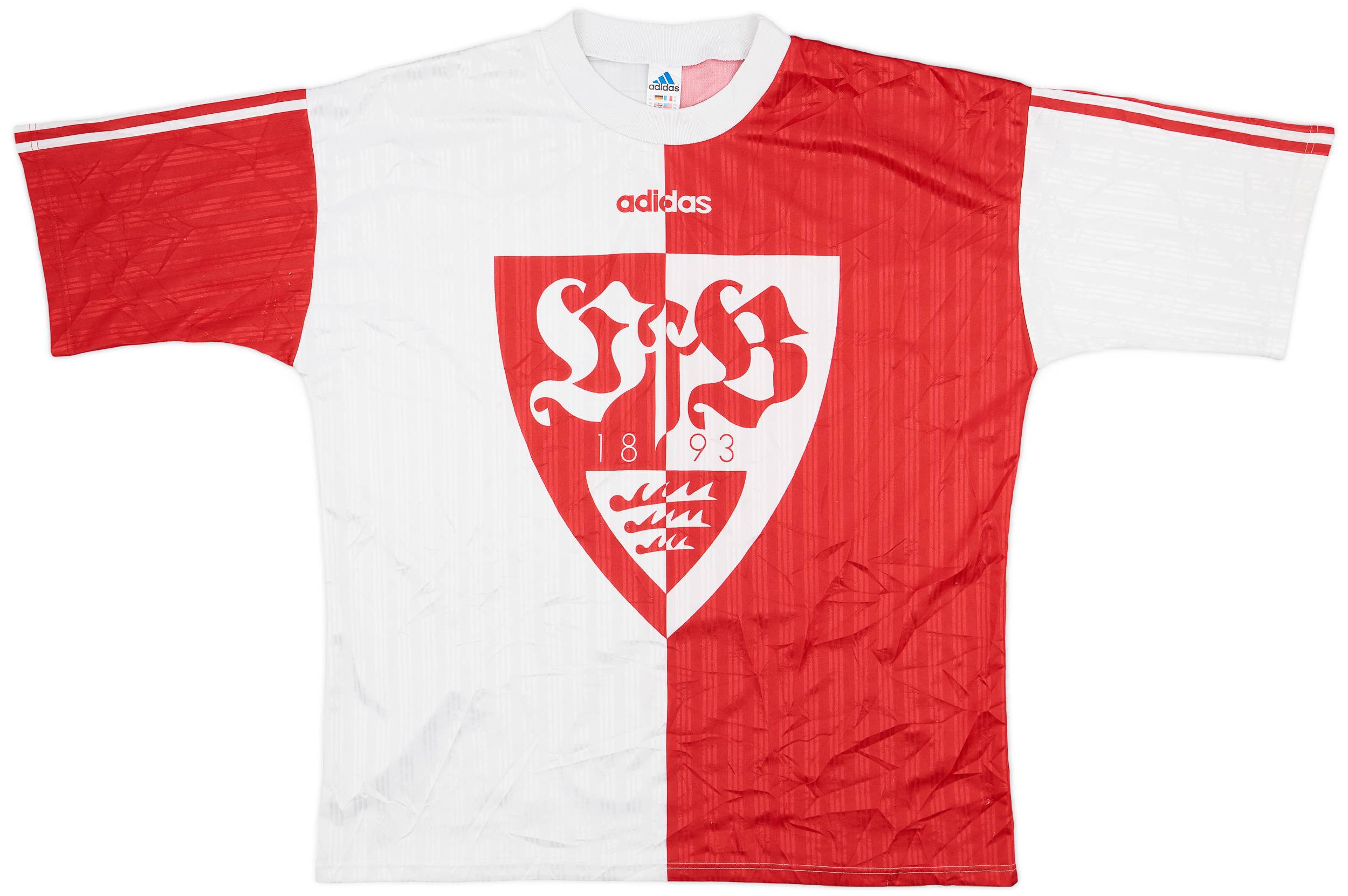 1995-96 Stuttgart adidas Training Shirt - 8/10 - (XL)