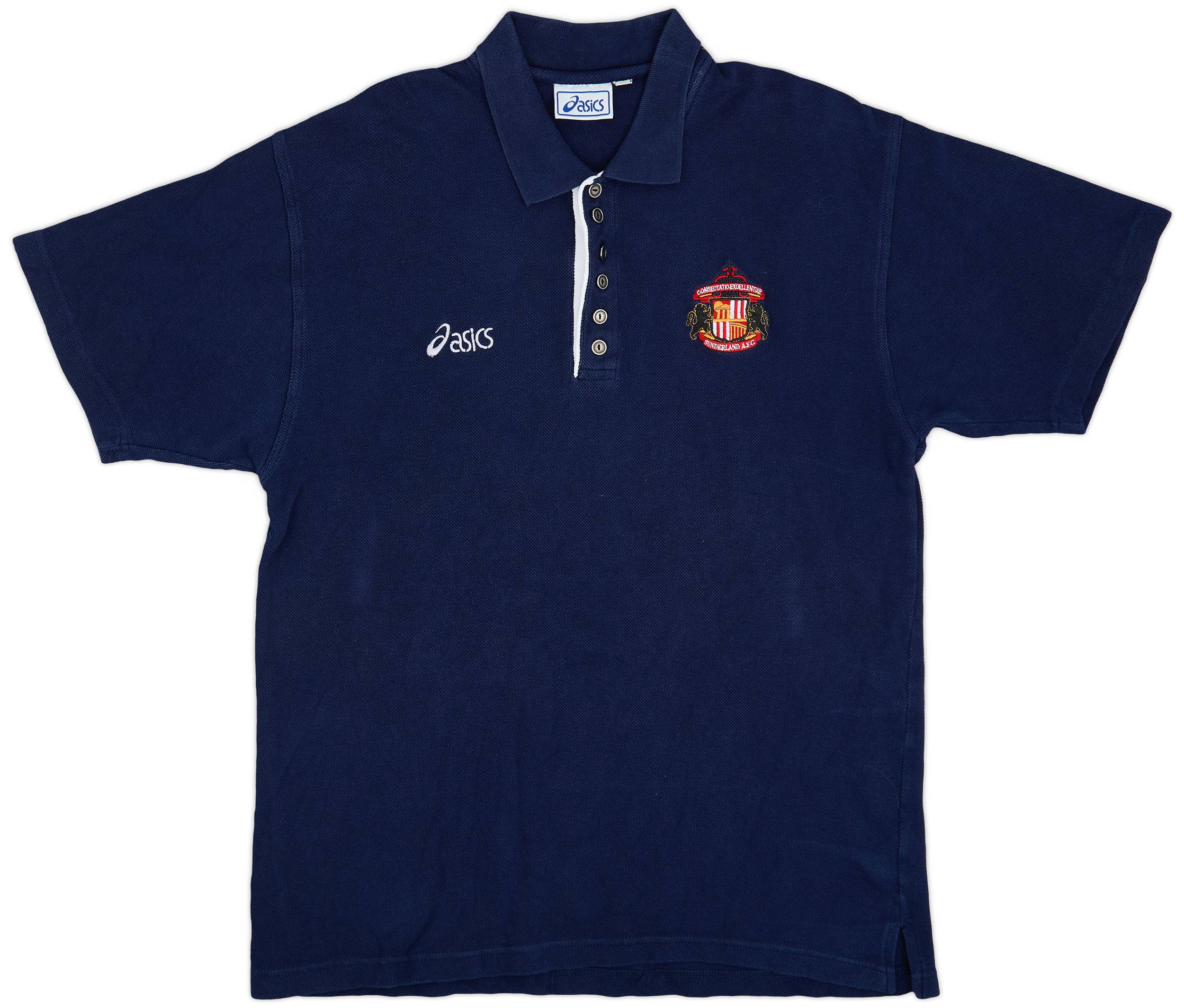 1998-99 Sunderland Asics Polo Shirt - 8/10 - (XL)
