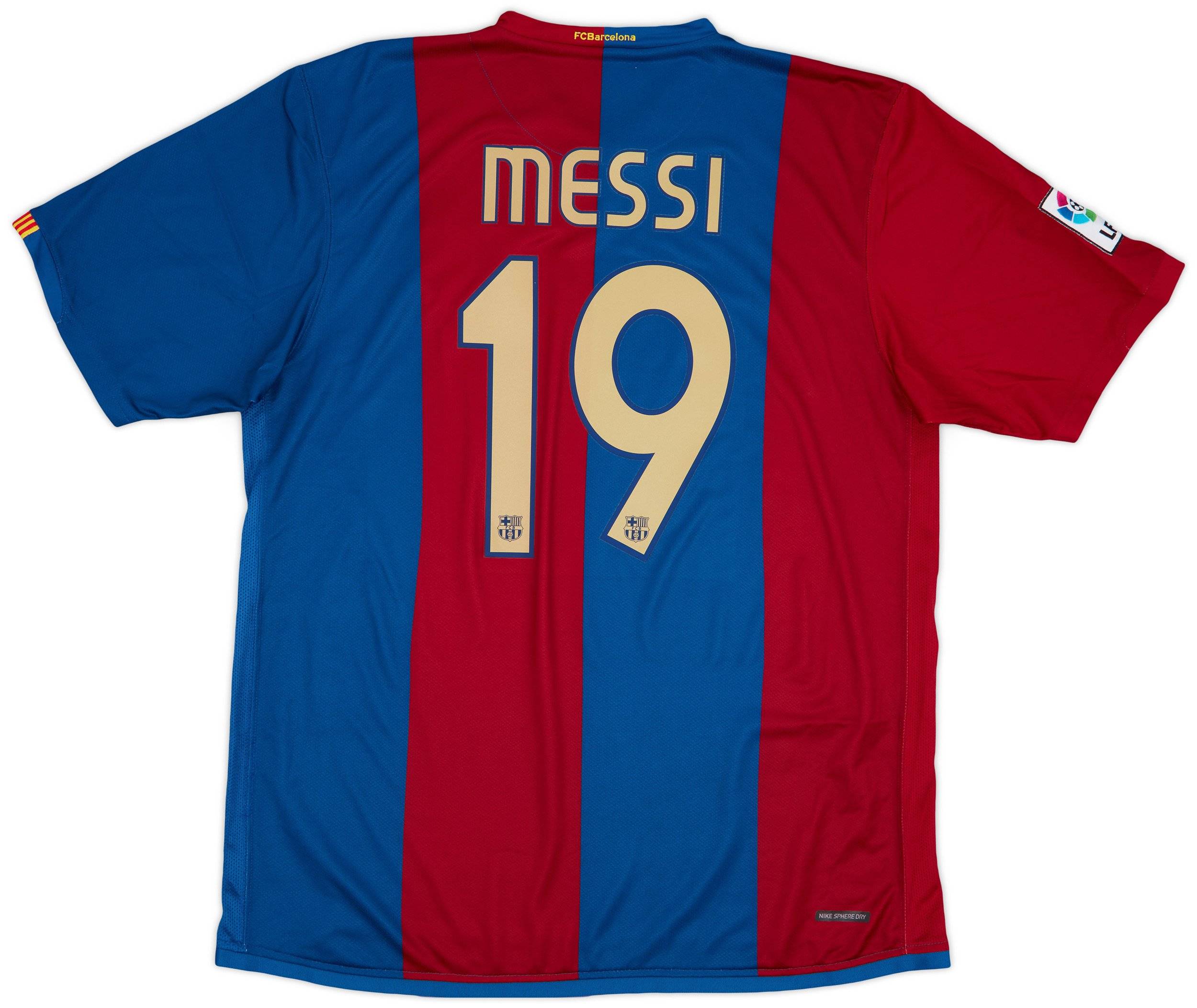 2006-07 Barcelona Home Shirt Messi #19