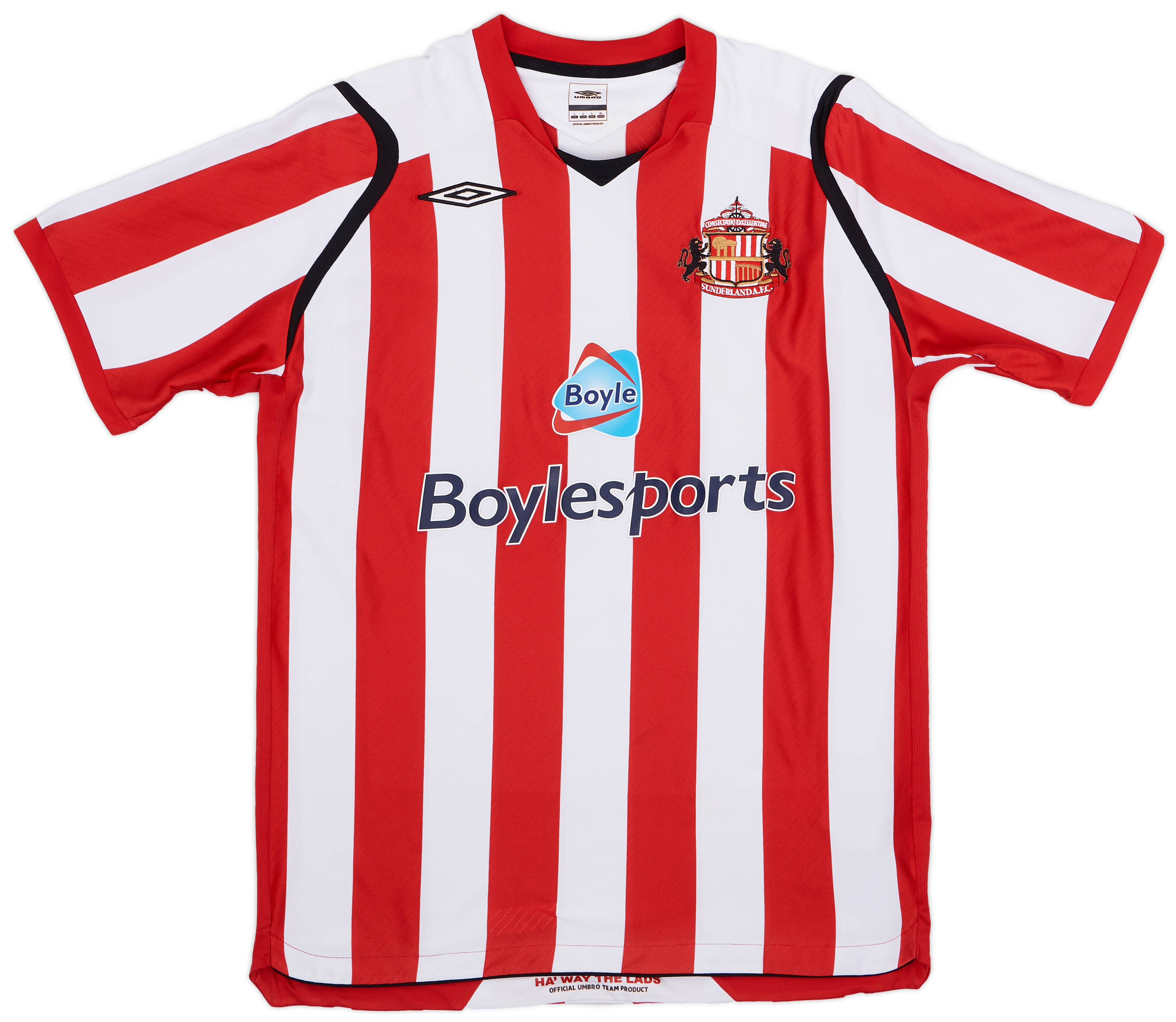 2007-08 Sunderland Home Shirt - 8/10 - (L)