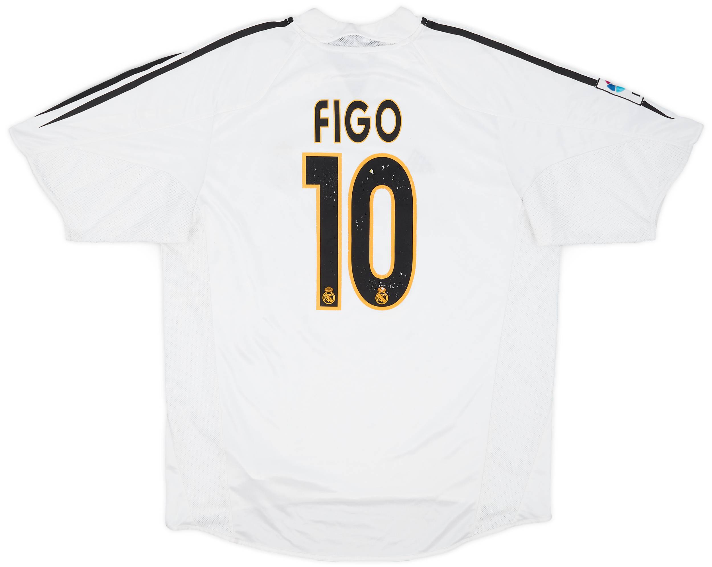 2004-05 Real Madrid Home Shirt Figo #10 - 5/10 - (L)