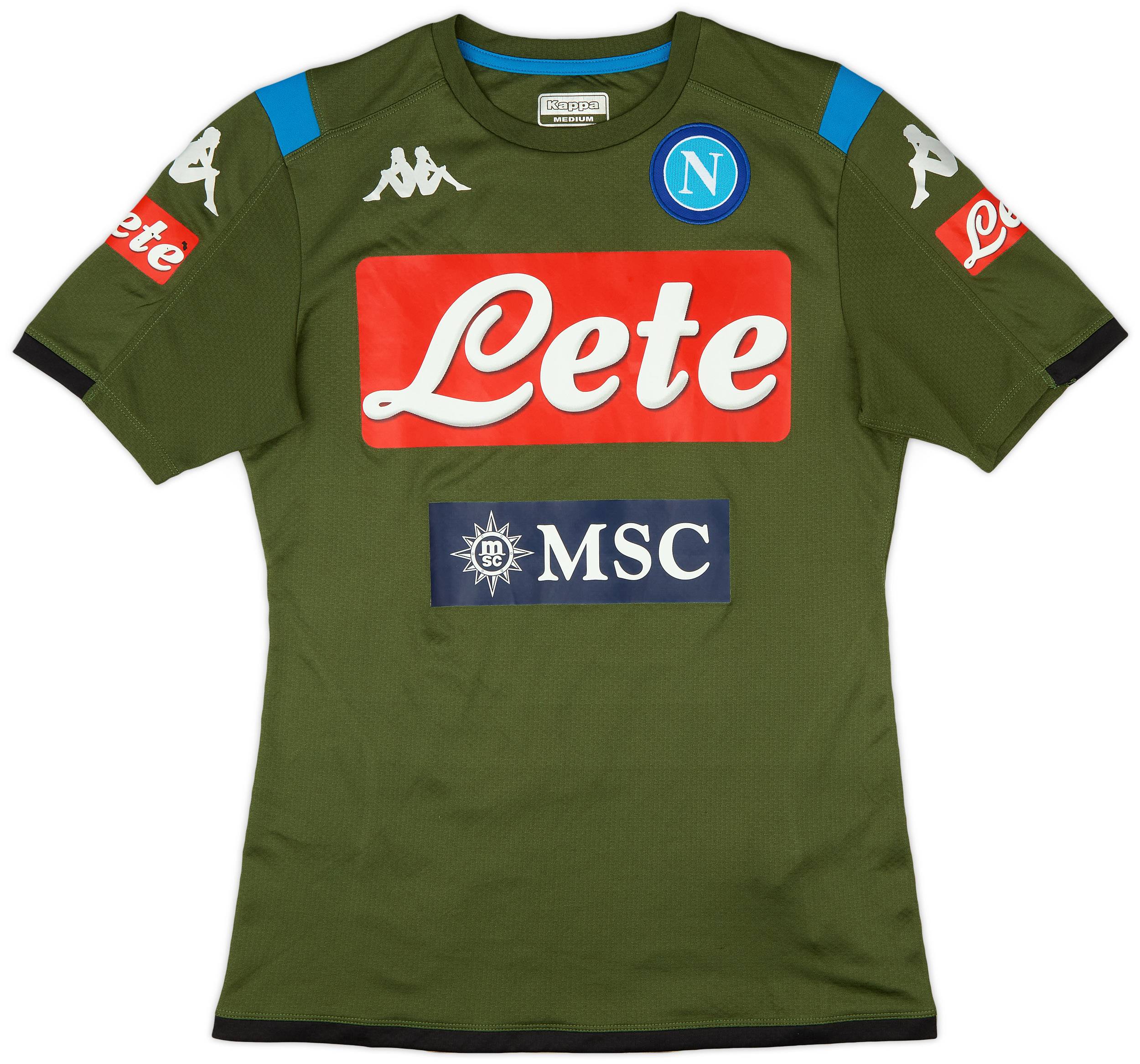 2019-20 Napoli Kappa Training Shirt - 7/10 - (M)