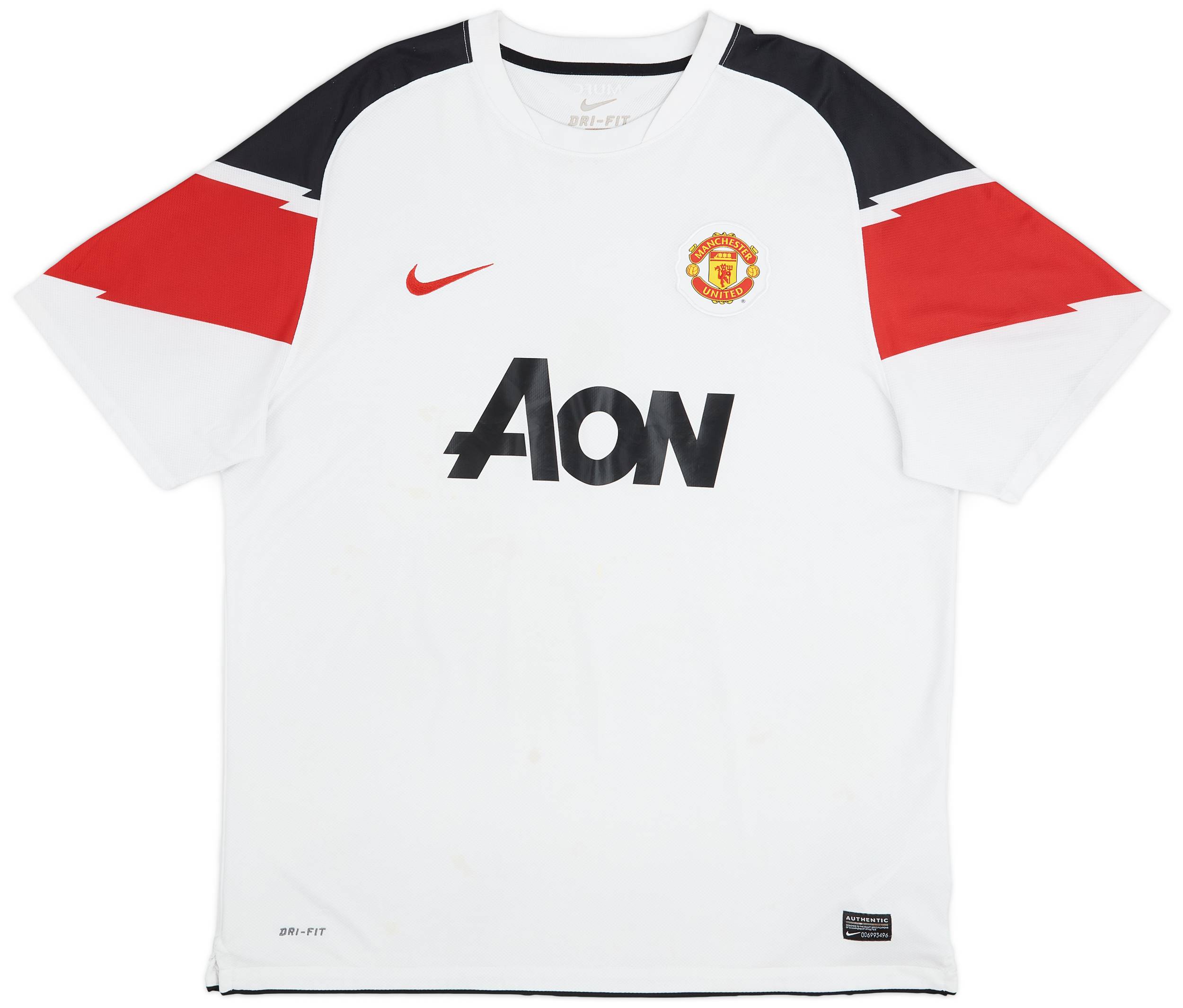 2010-12 Manchester United Away Shirt - 5/10 - (XL)
