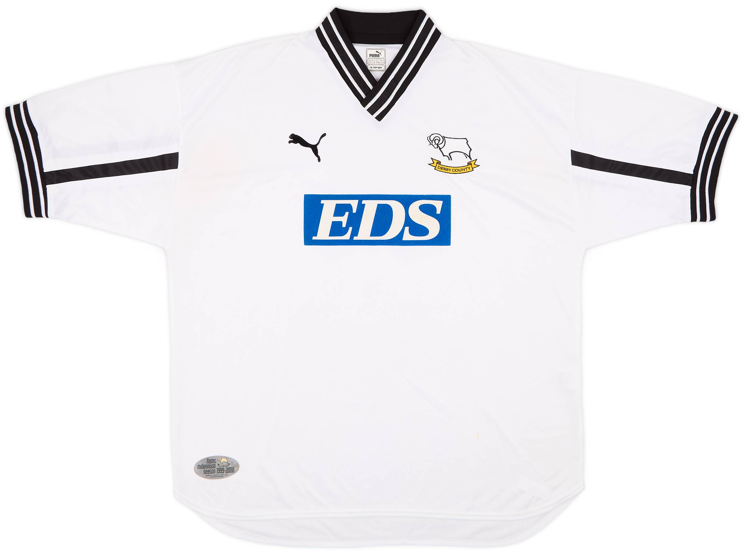 1999-01 Derby County Home Shirt - 9/10 - (XL)