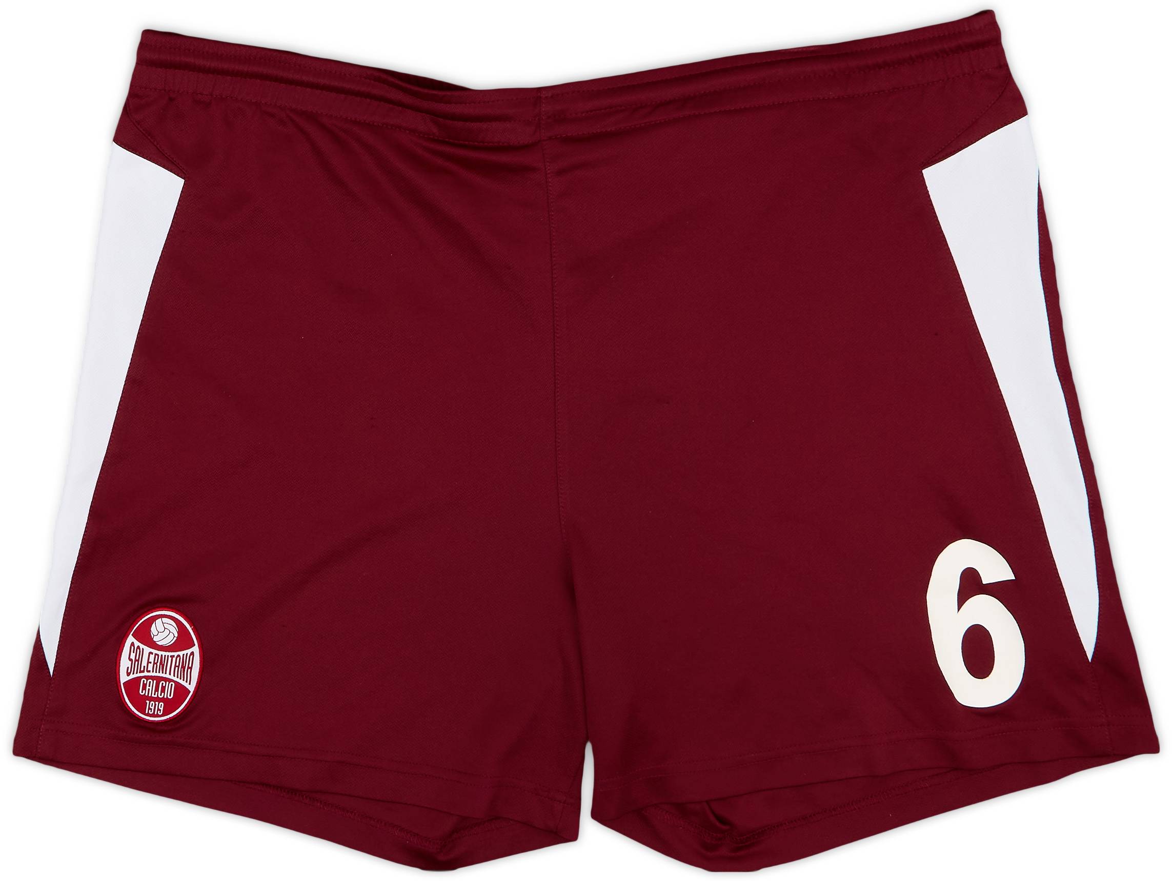 2007-08 Salernitana Home Shorts #6 - 9/10 - (L)