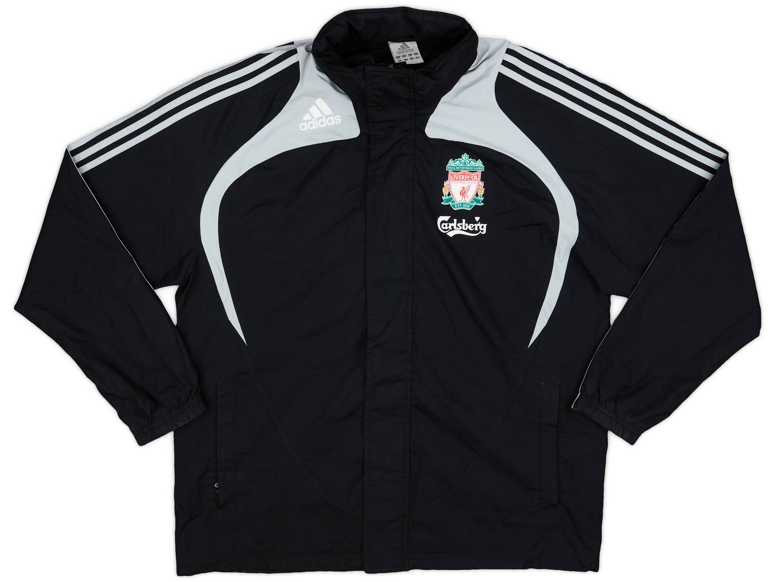 2008-09 Liverpool adidas Rain Jacket - 6/10 - (L)