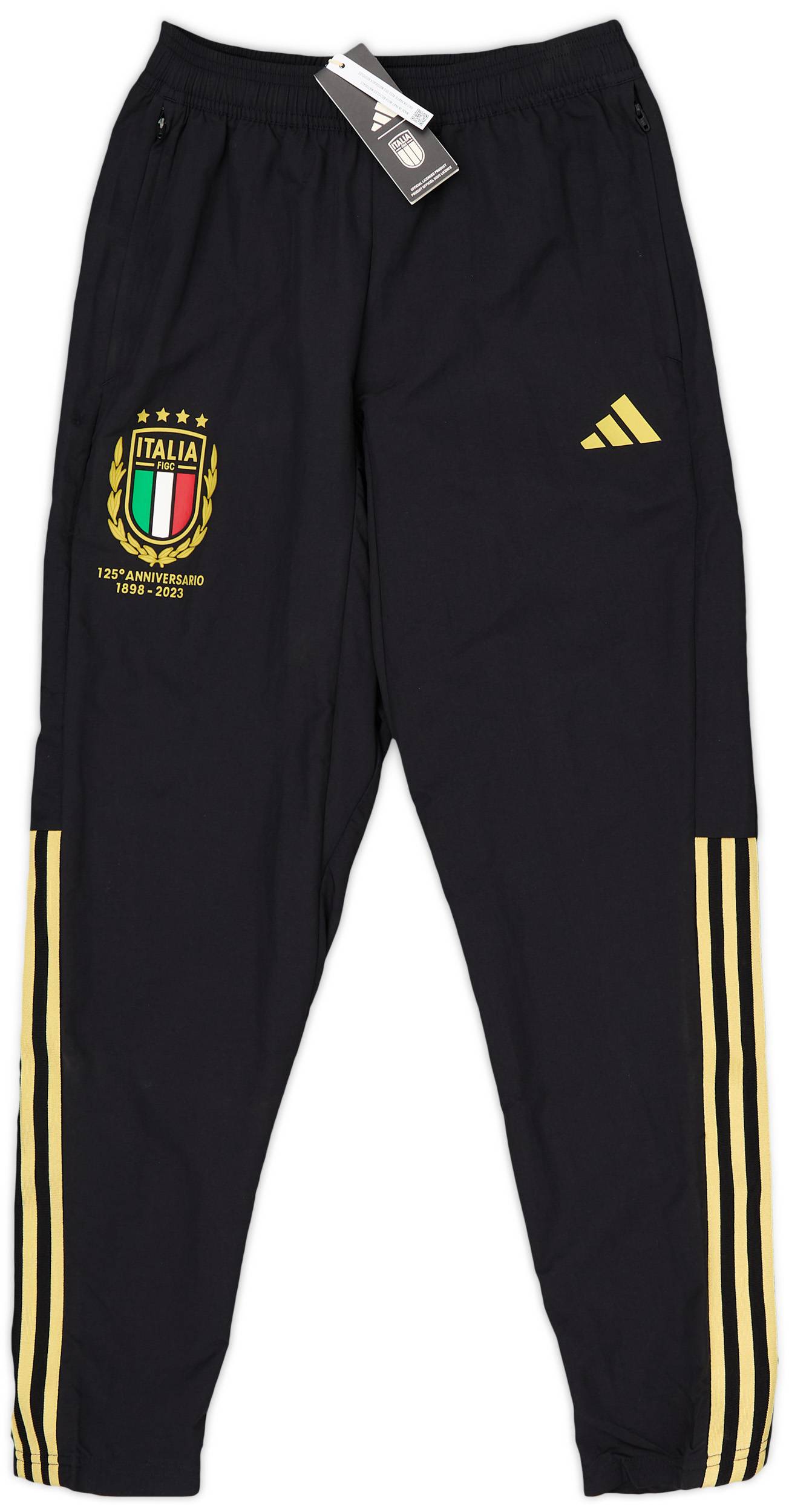 2023-24 Italy adidas 125th Anniversary Track Pants/Bottoms (S)