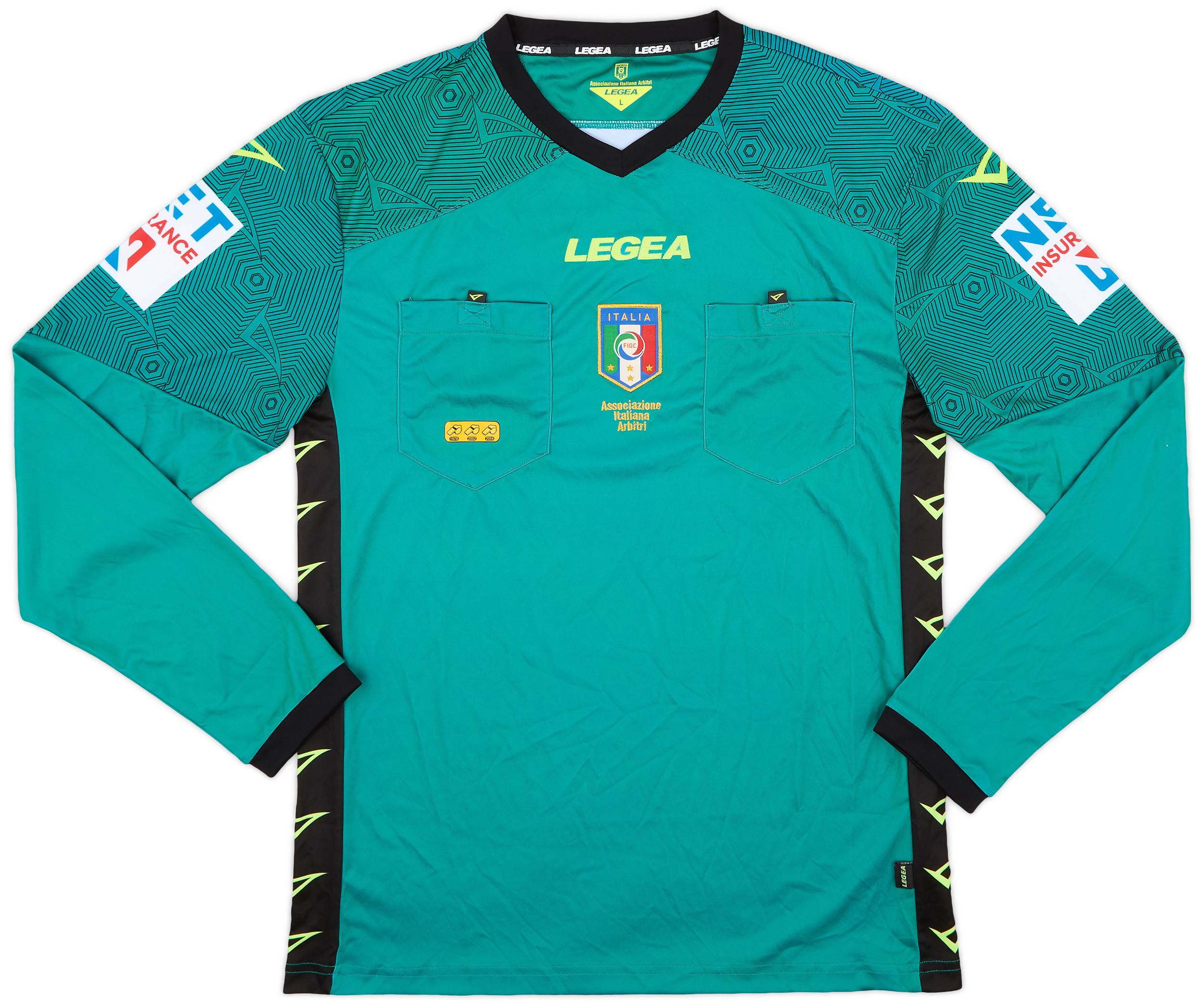 2022-23 Italy Legea Referee L/S Shirt - 9/10 - (L)