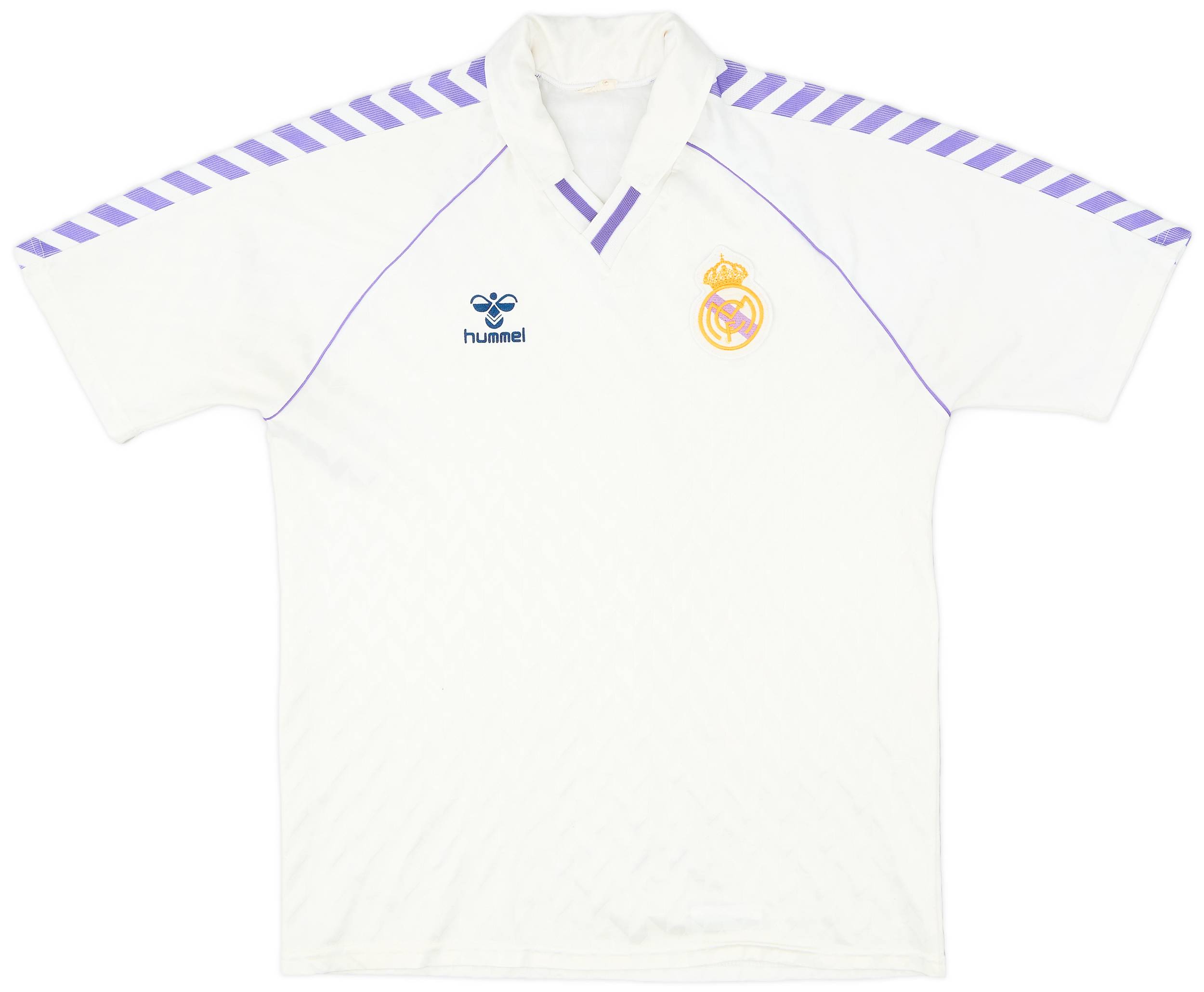 1986-88 Real Madrid Home Shirt - 8/10 - (L)