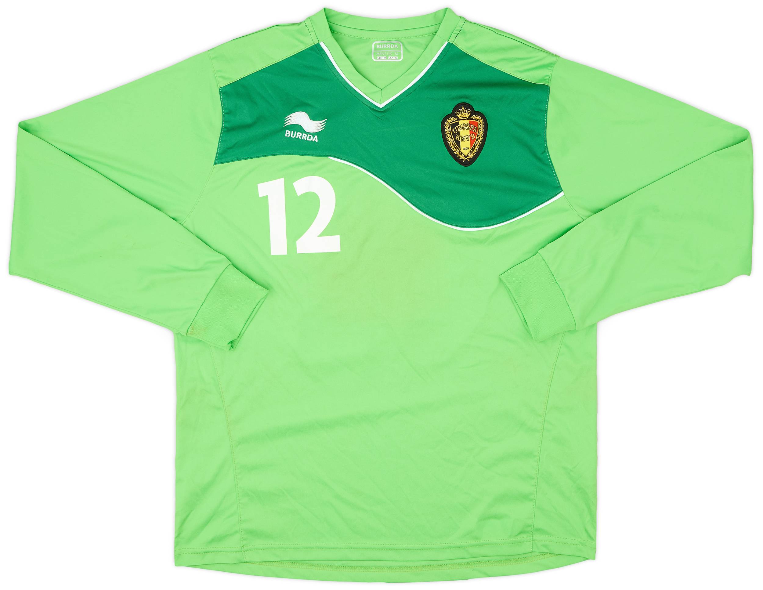 2012-14 Belgium GK Shirt #12 - 8/10 - (M)