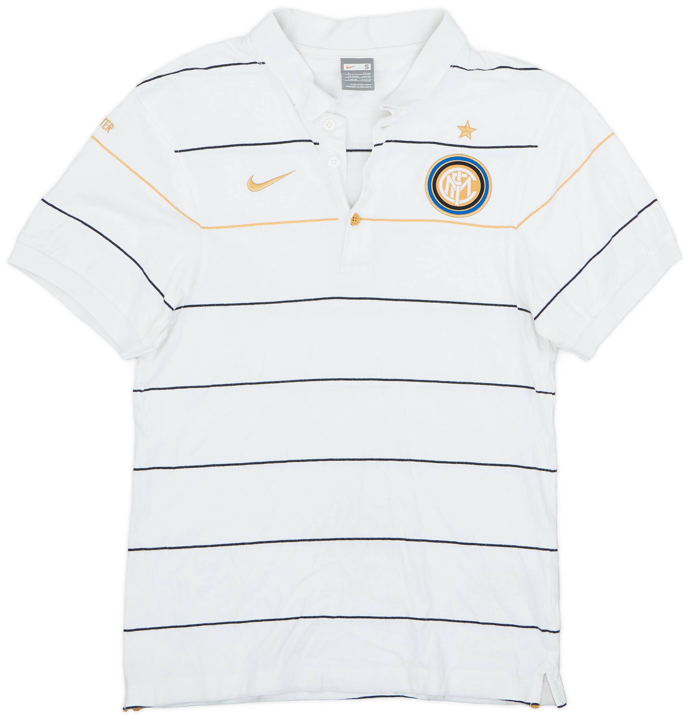 2009-10 Inter Milan Nike Polo Shirt - 8/10 - (S)