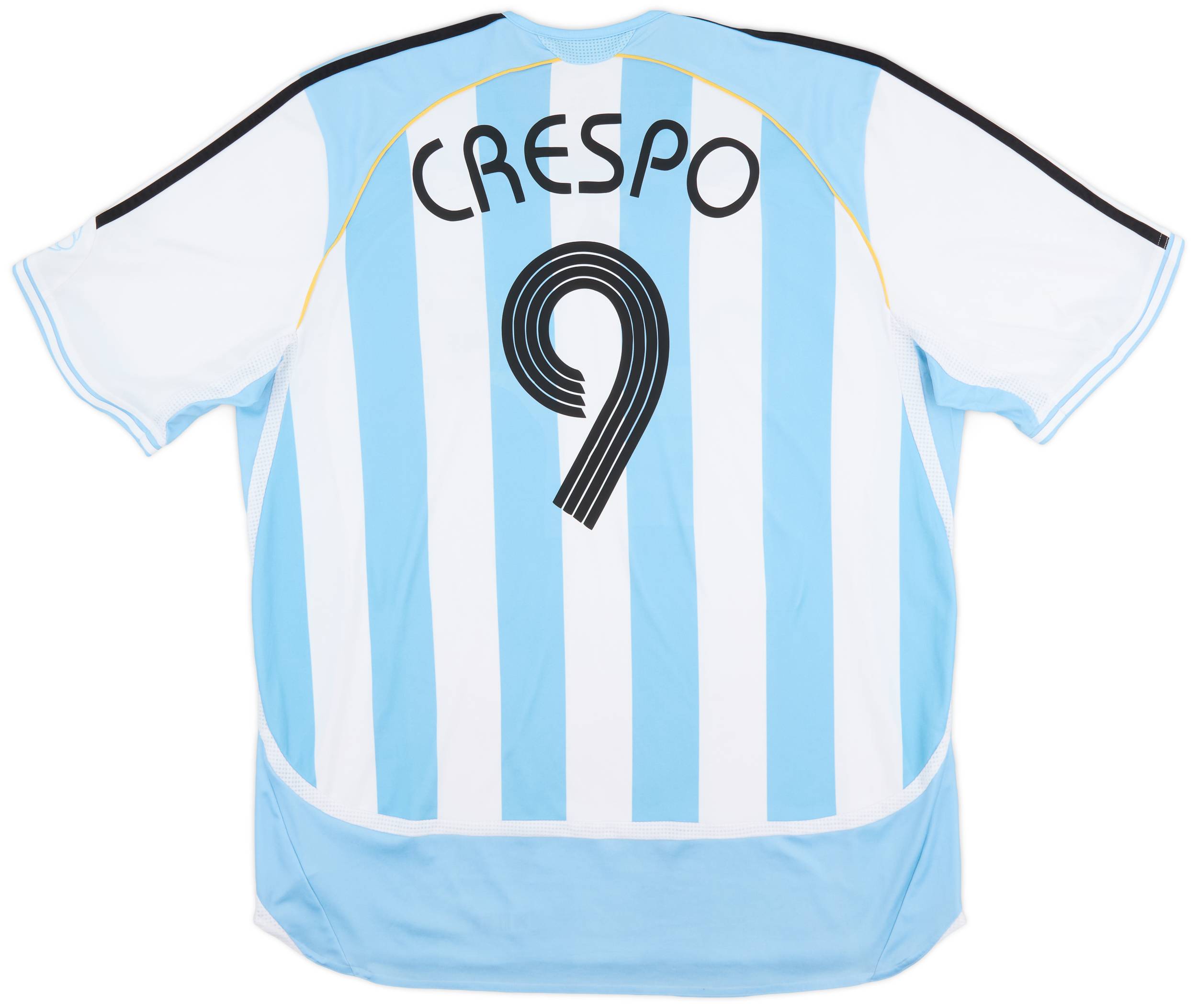 2005-07 Argentina Home Shirt Crespo #9 - 7/10 - (XXL)