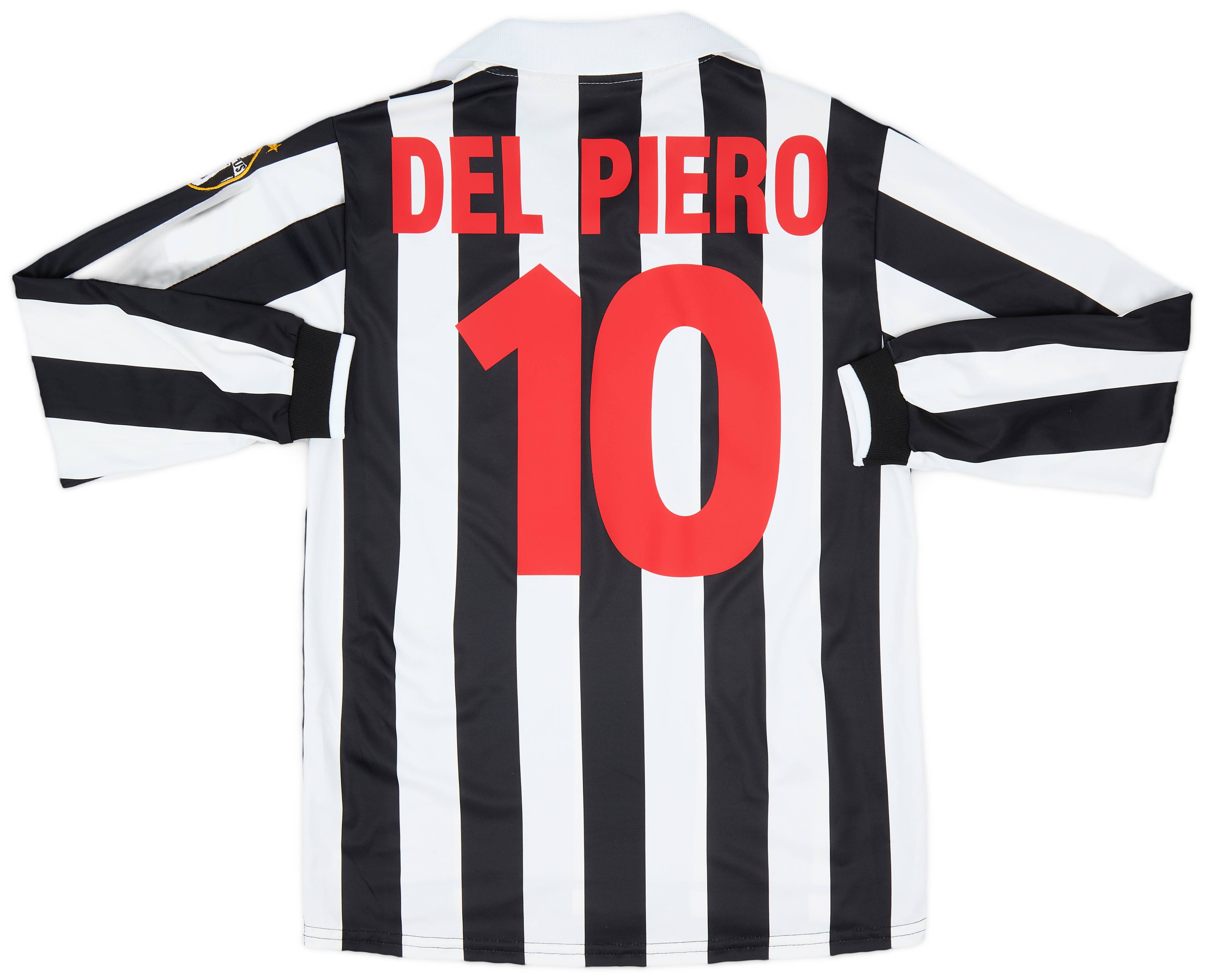 1998-99 Juventus Home L/S Shirt Del Piero #10 - 5/10 - (S)