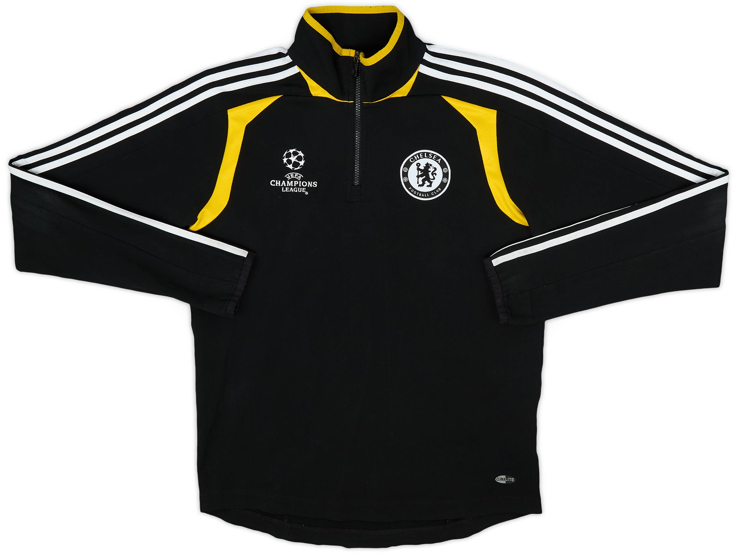 2008-09 Chelsea adidas CL 1/4 Zip Drill Top - 7/10 - (M)
