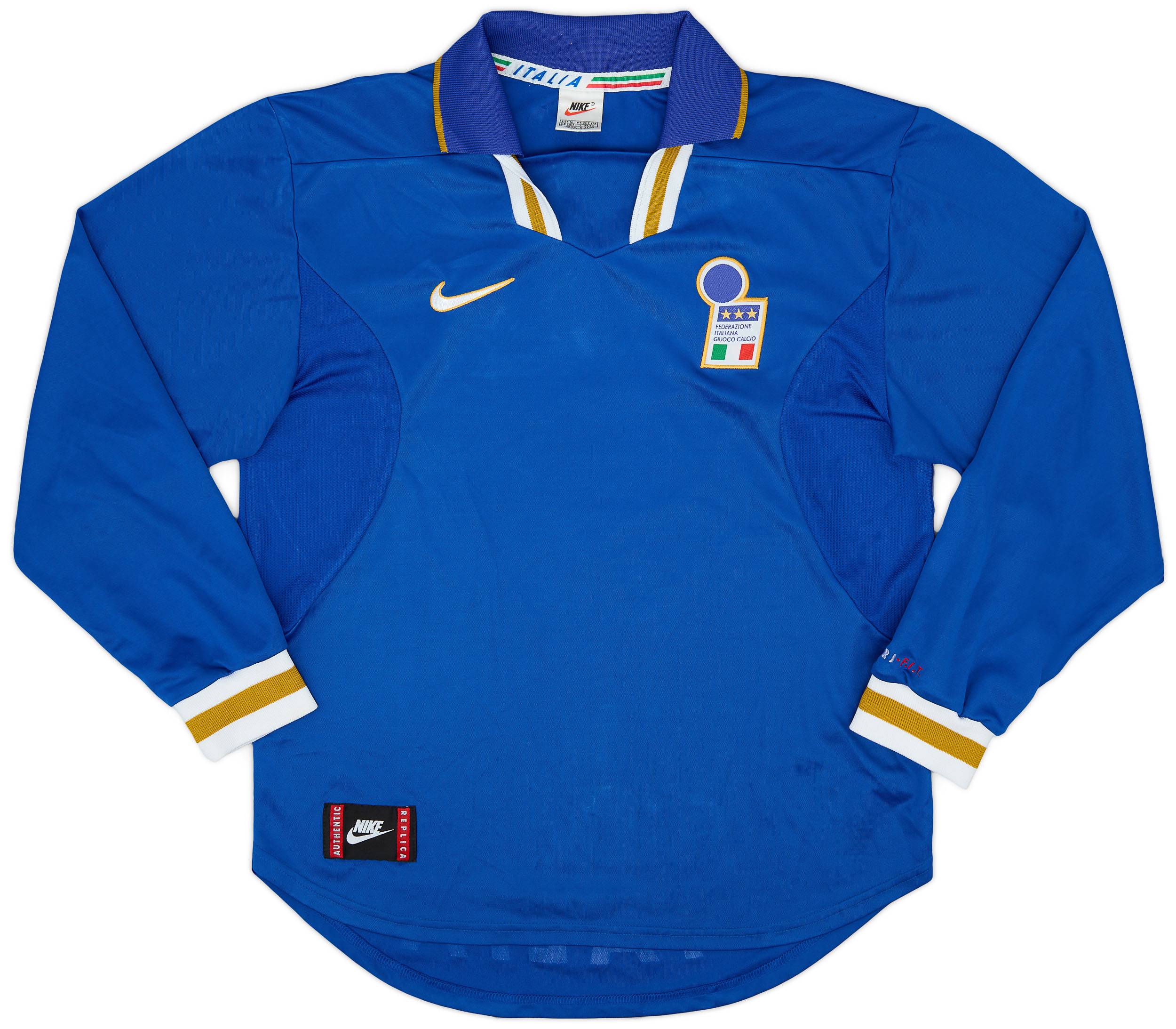 1996-97 Italy Home L/S Shirt - 8/10 - (M)