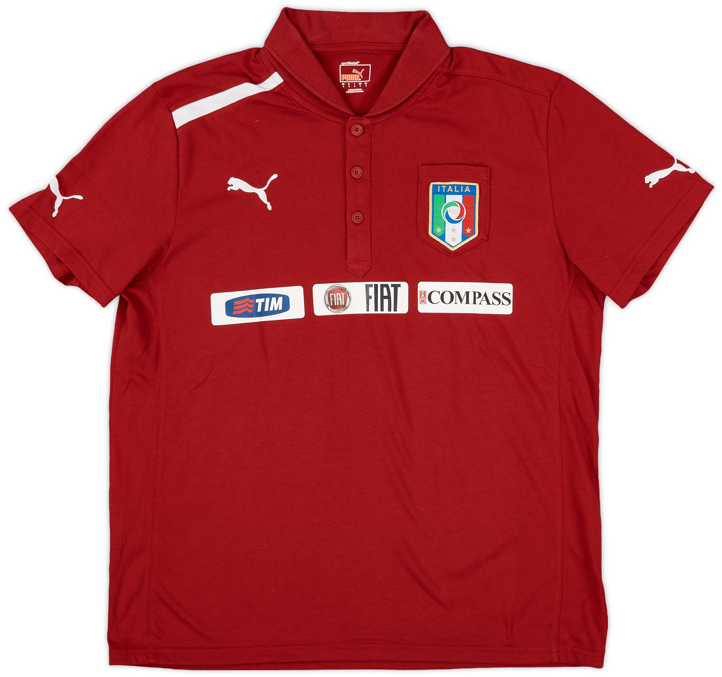 2012-13 Italy Puma Polo Shirt - 8/10 - (L)