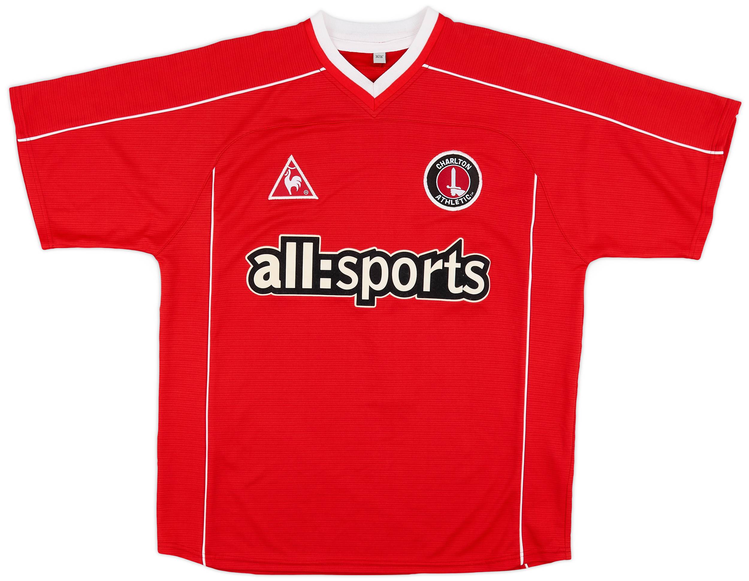 ルコック Charlton チャールトン 02-03 ユニフォーム HOME