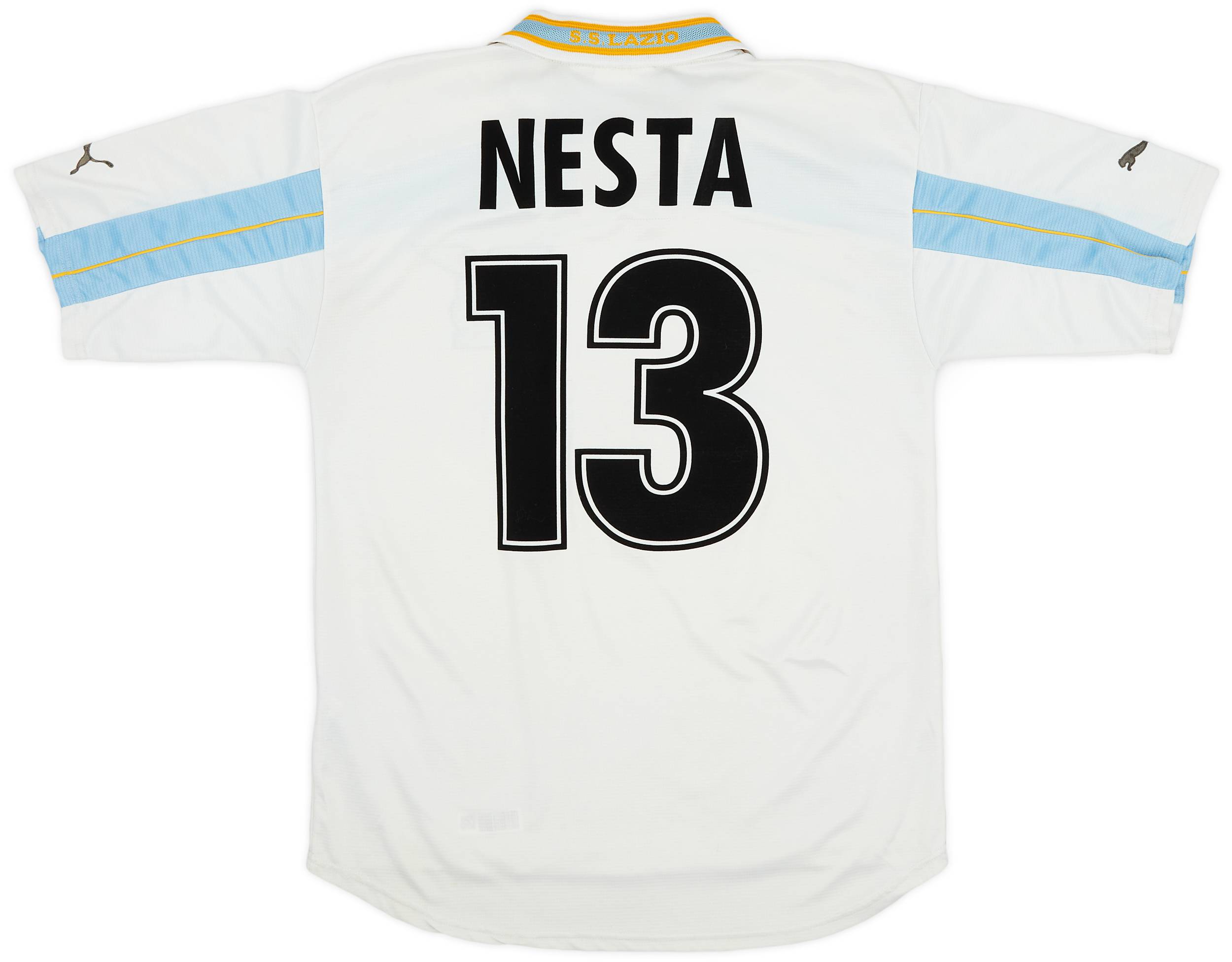1999-00 Lazio Centenary Home Shirt Nesta #13 - 5/10 - (M)